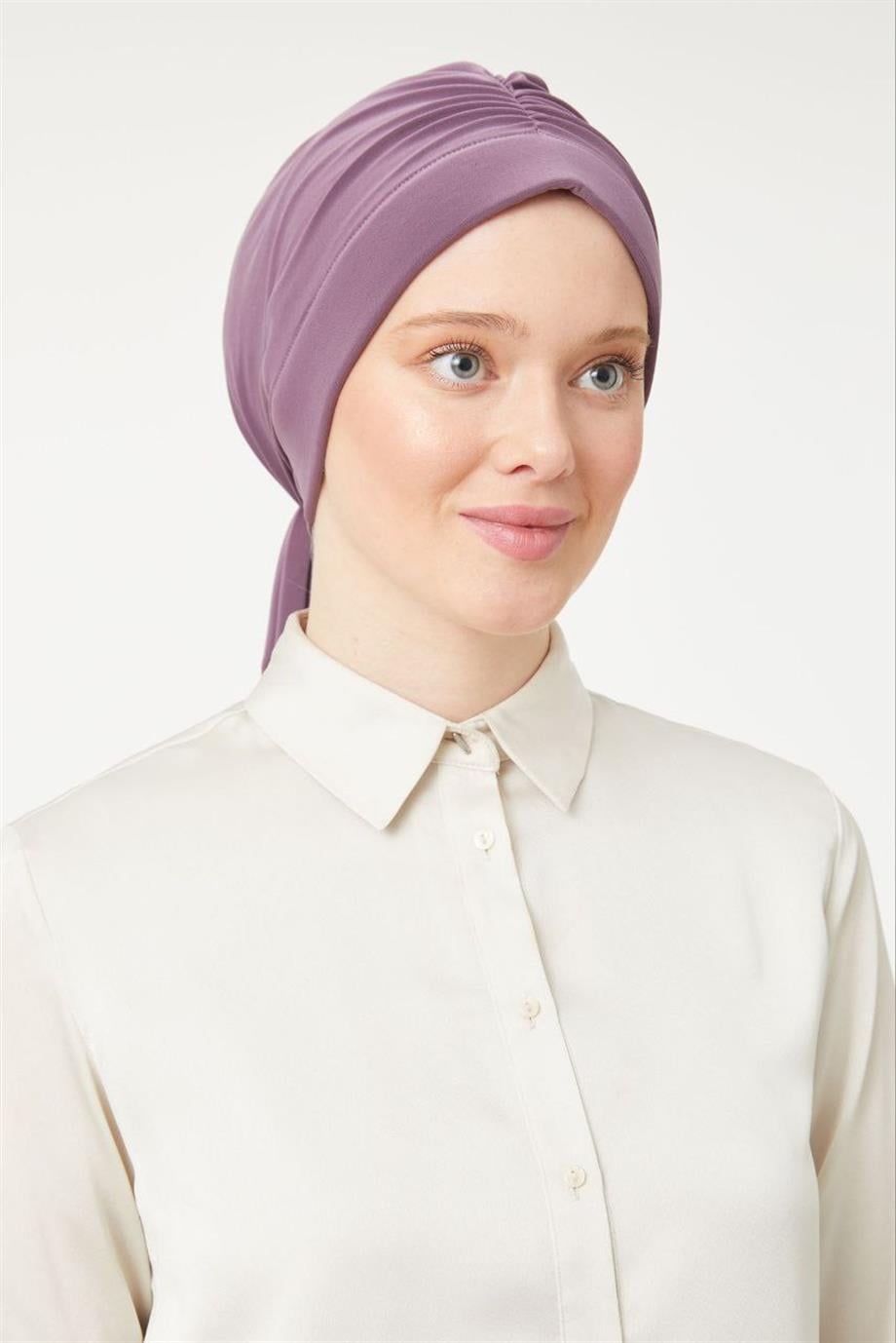 Lavender Dubai Pratik Şal Lila DPS11