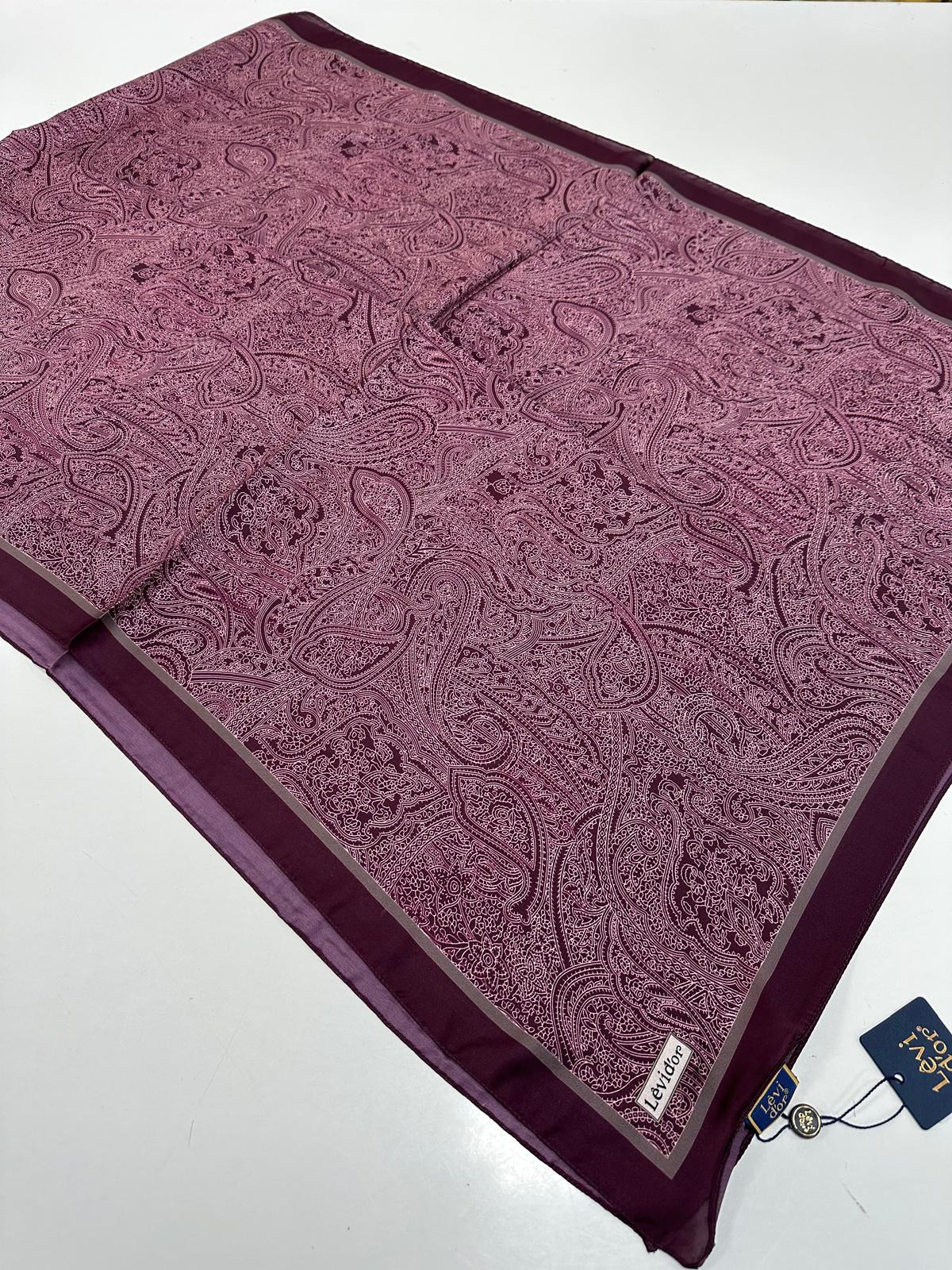 Levidor Hint İpeği Premium Şal LWH0107
