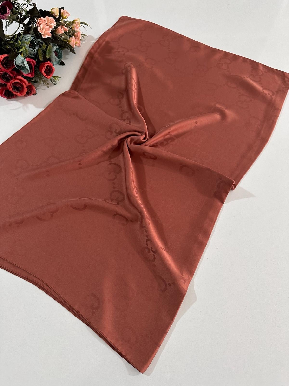 Locella G Desen Jakar Şal Tarçın JSL0415