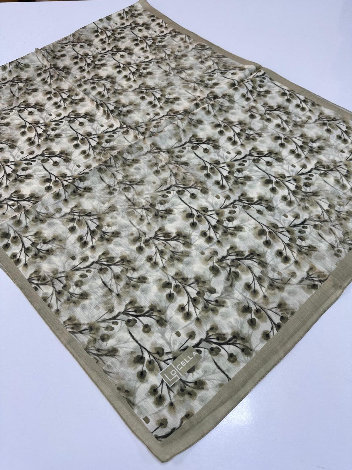 Locella İdol Saten İpek Şal LWR1211
