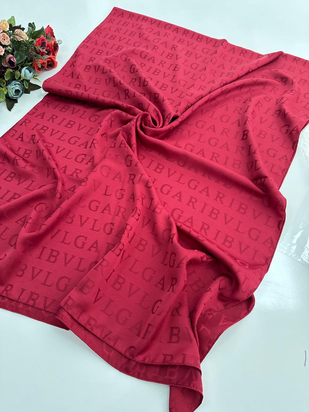 Locella Jakar Şal B Desen Bordo JSL0915