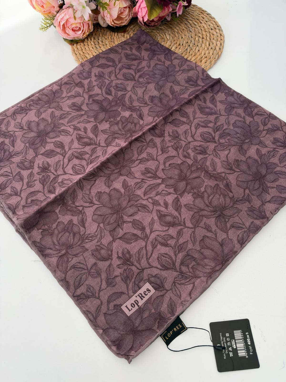 Lop'res Soft Pamuklu Eşarp LDNA2503