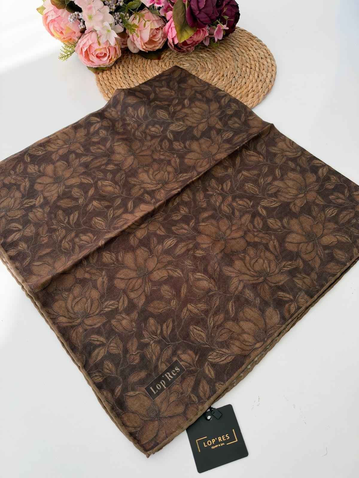 Lop'res Soft Pamuklu Eşarp LDNA2504