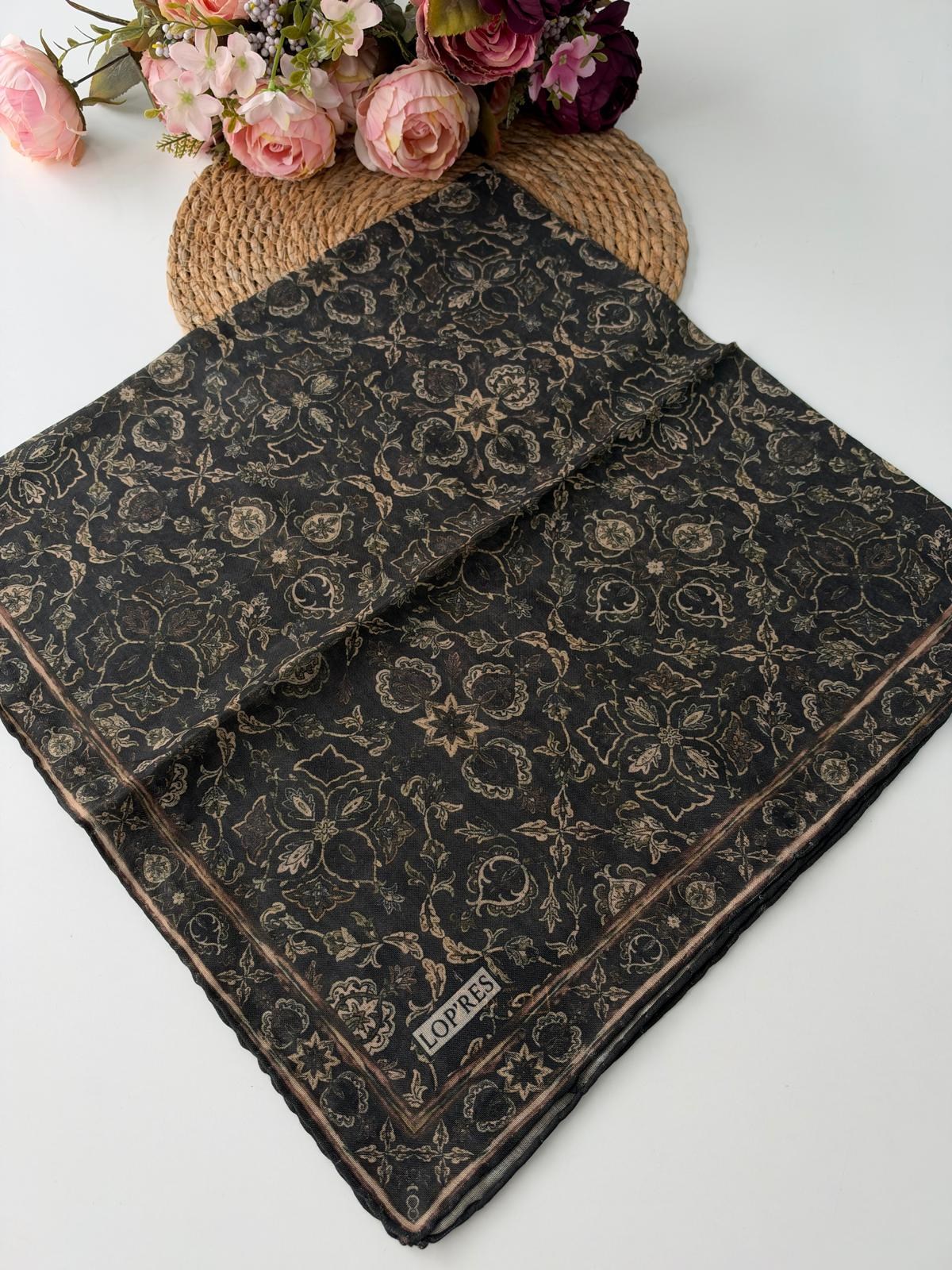 Lop'res Soft Pamuklu Eşarp LDNA2801