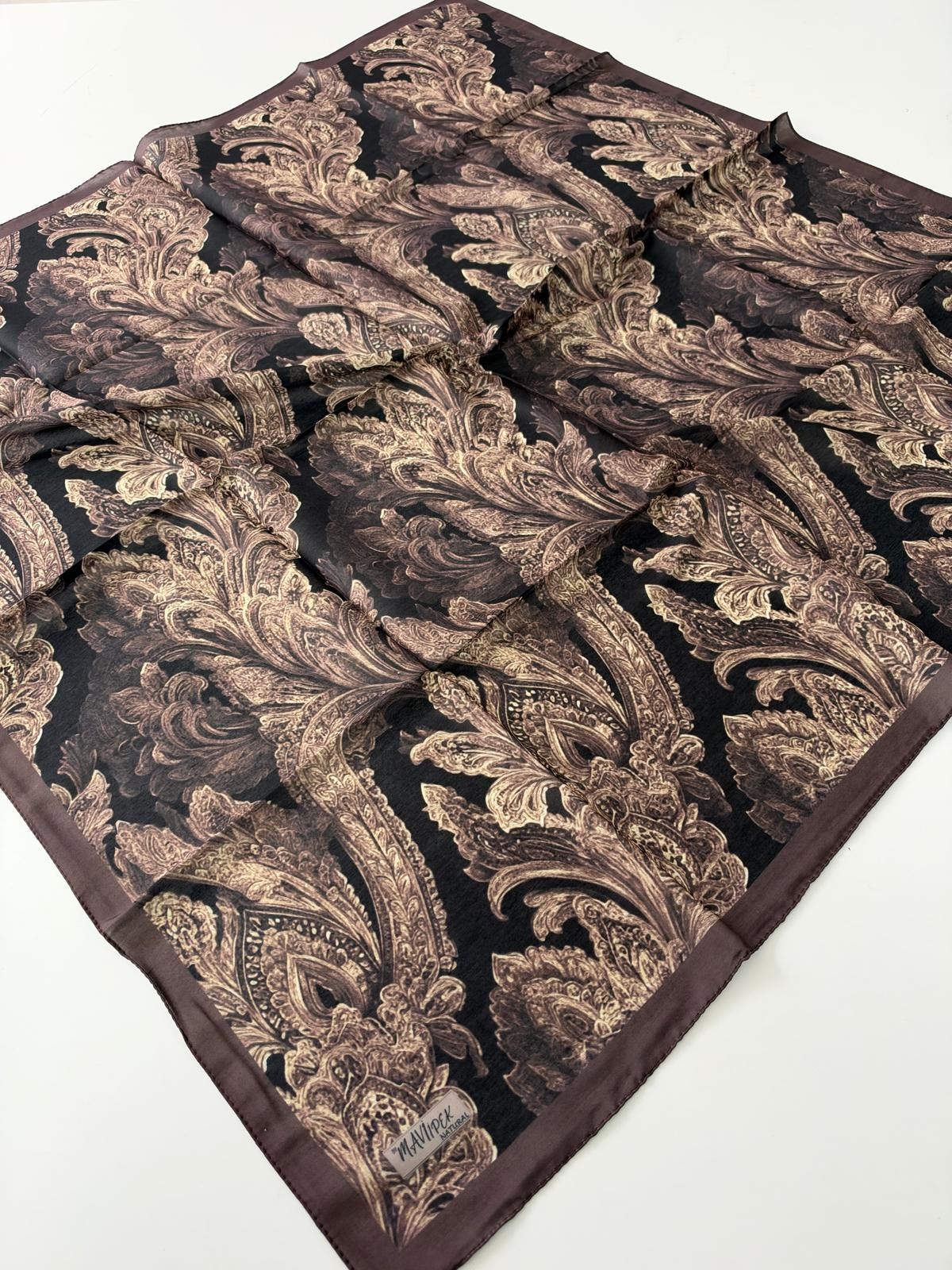 Mavi İpek Natural Soft Eşarp LGC0301