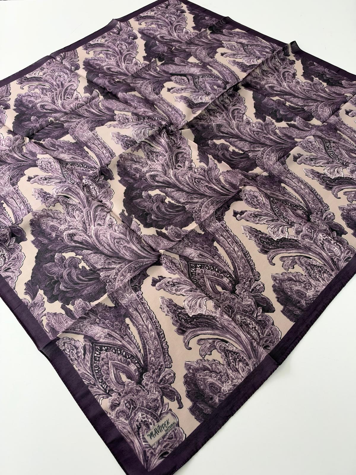 Mavi İpek Natural Soft Eşarp LGC0307