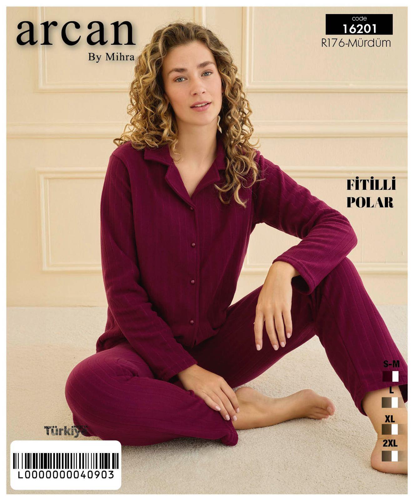 Mihra Fitilli Polar Pijama Takımı PJF1620107
