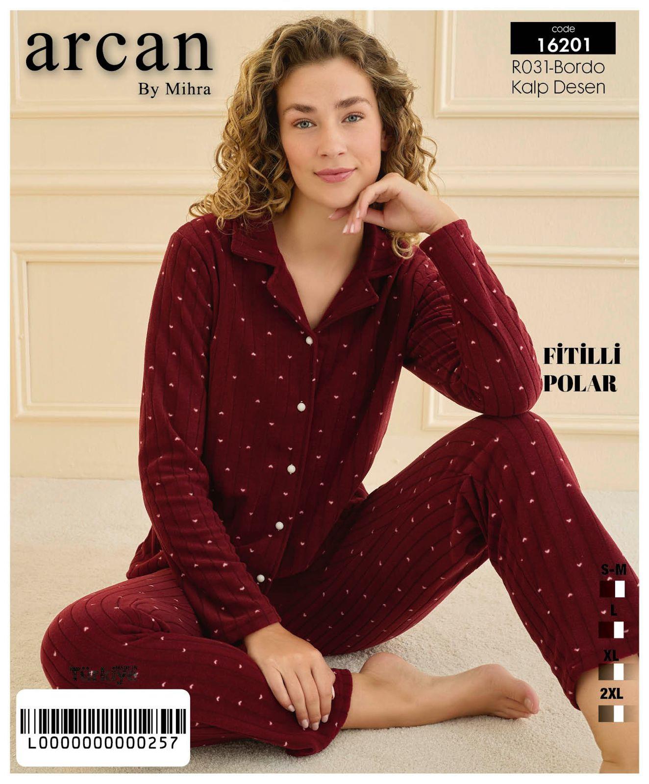 Mihra Fitilli Polar Pijama Takımı PJF1620106