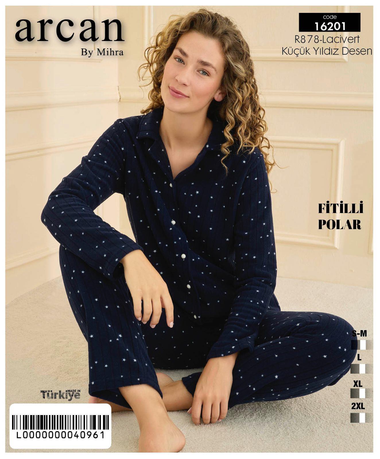 Mihra Fitilli Polar Pijama Takımı PJF1620108