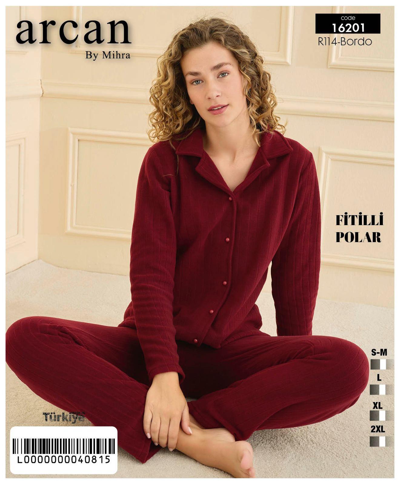 Mihra Fitilli Polar Pijama Takımı PJF1620109