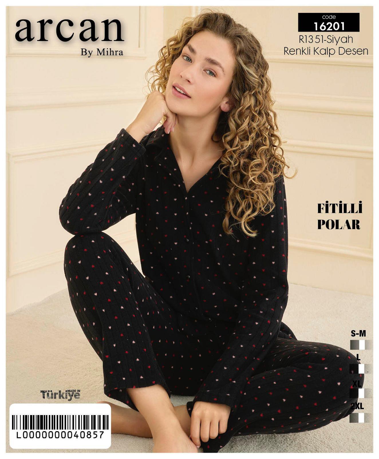 Mihra Fitilli Polar Pijama Takımı PJF1620102