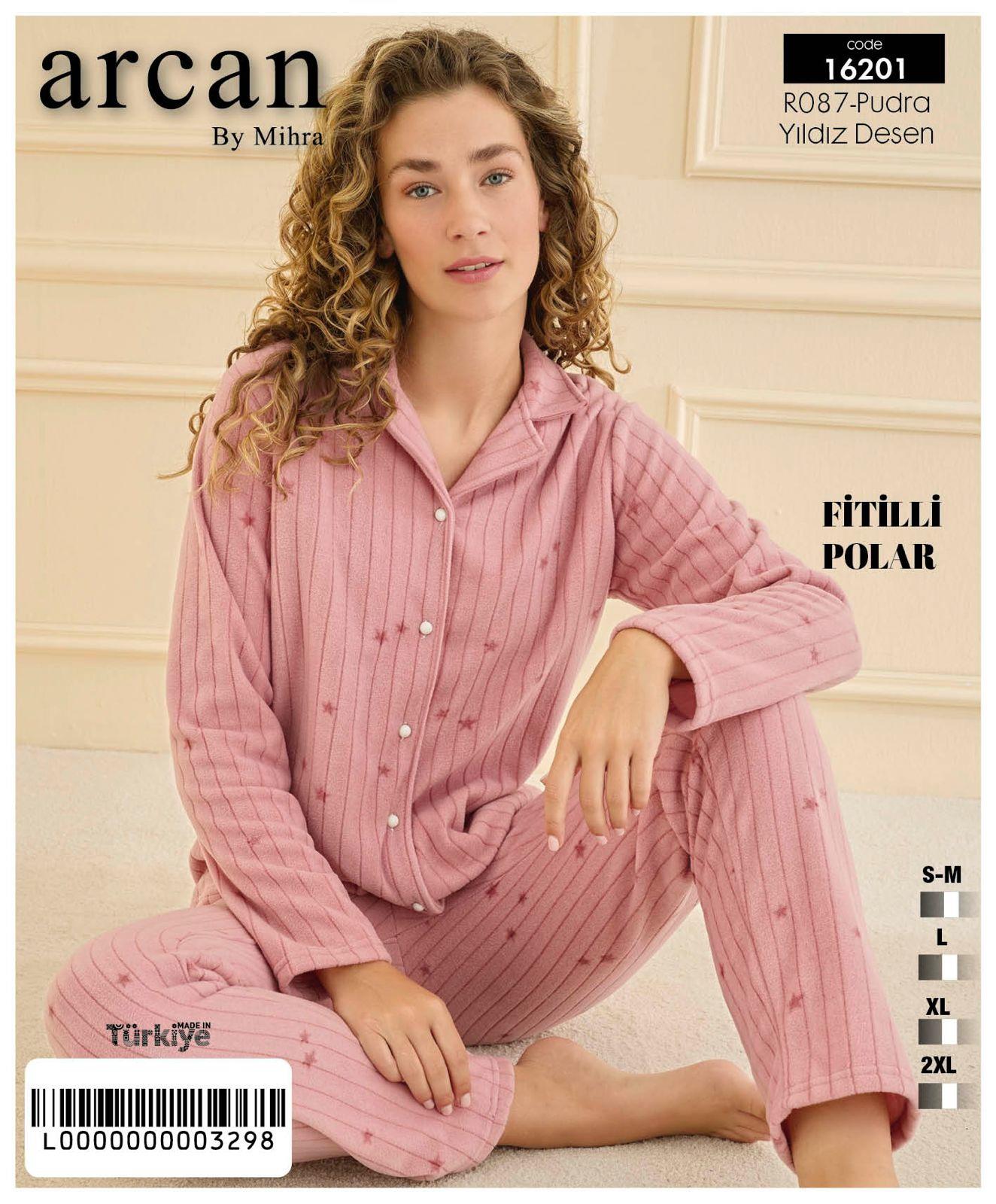 Mihra Fitilli Polar Pijama Takımı PJF1620104