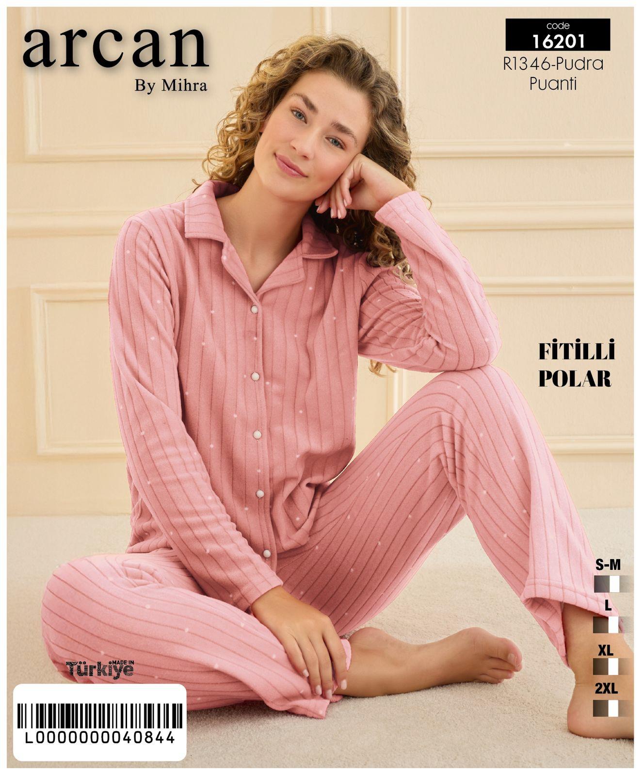 Mihra Fitilli Polar Pijama Takımı PJF1620103