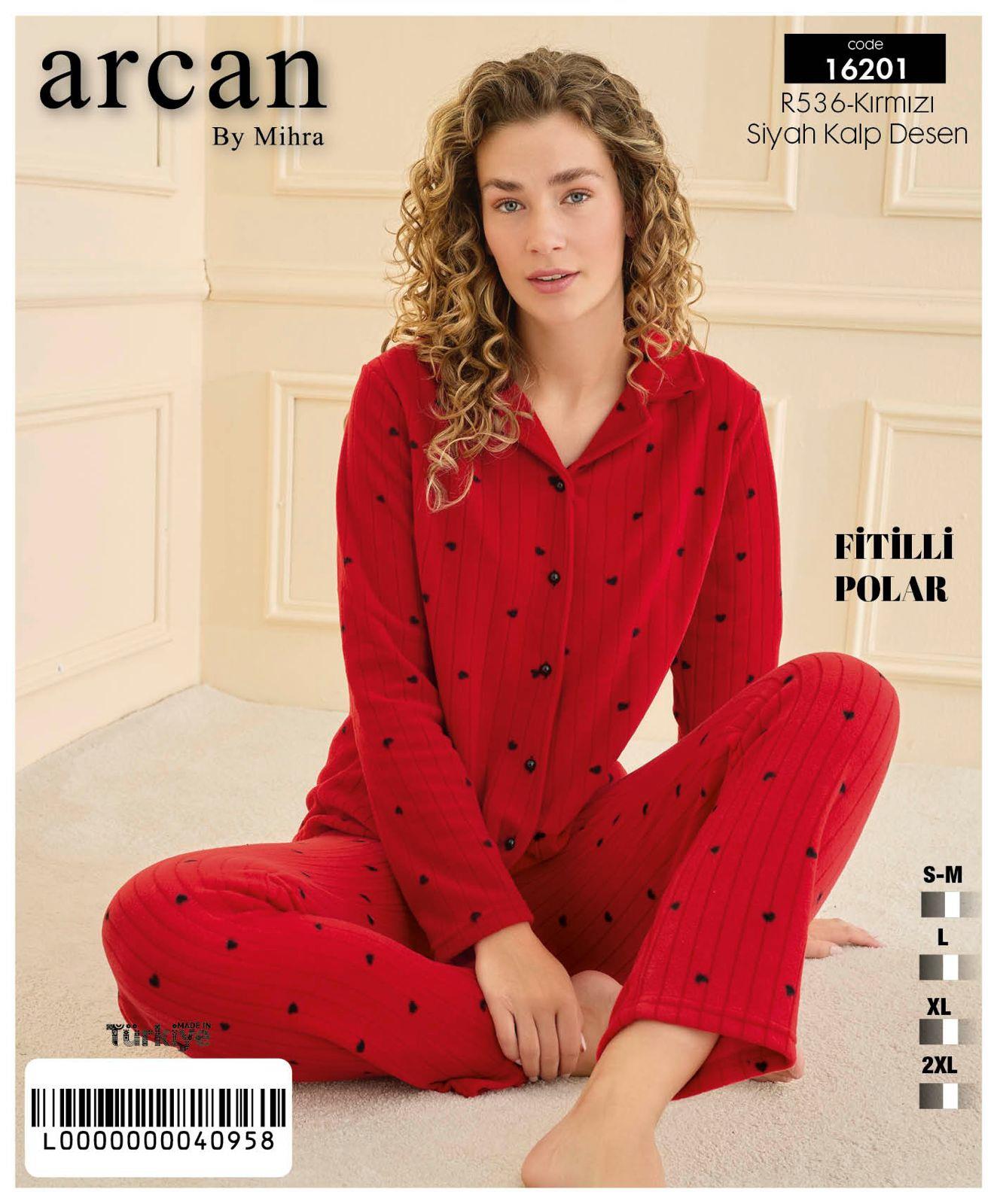 Mihra Fitilli Polar Pijama Takımı PJF1620101