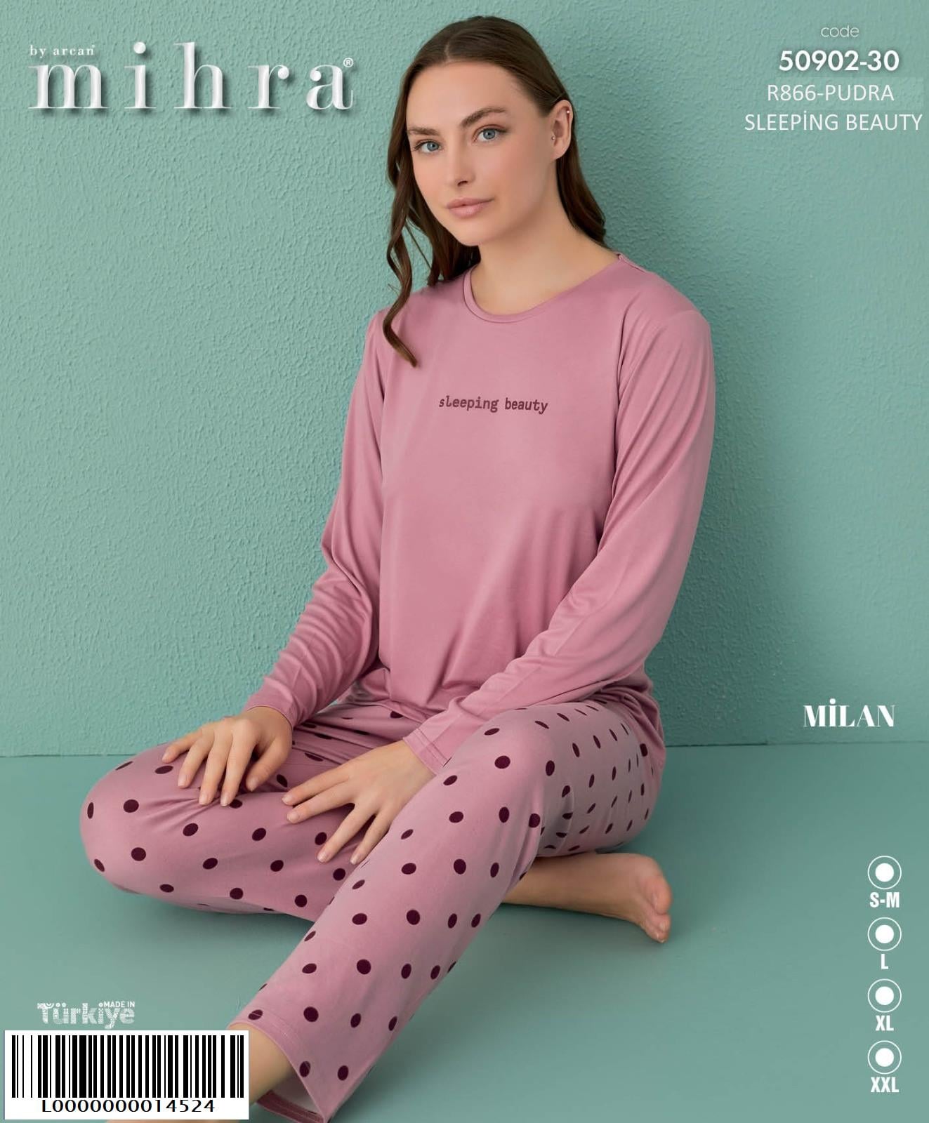 Milan Basic Uzunkol Pijama Takımı  PJT9401