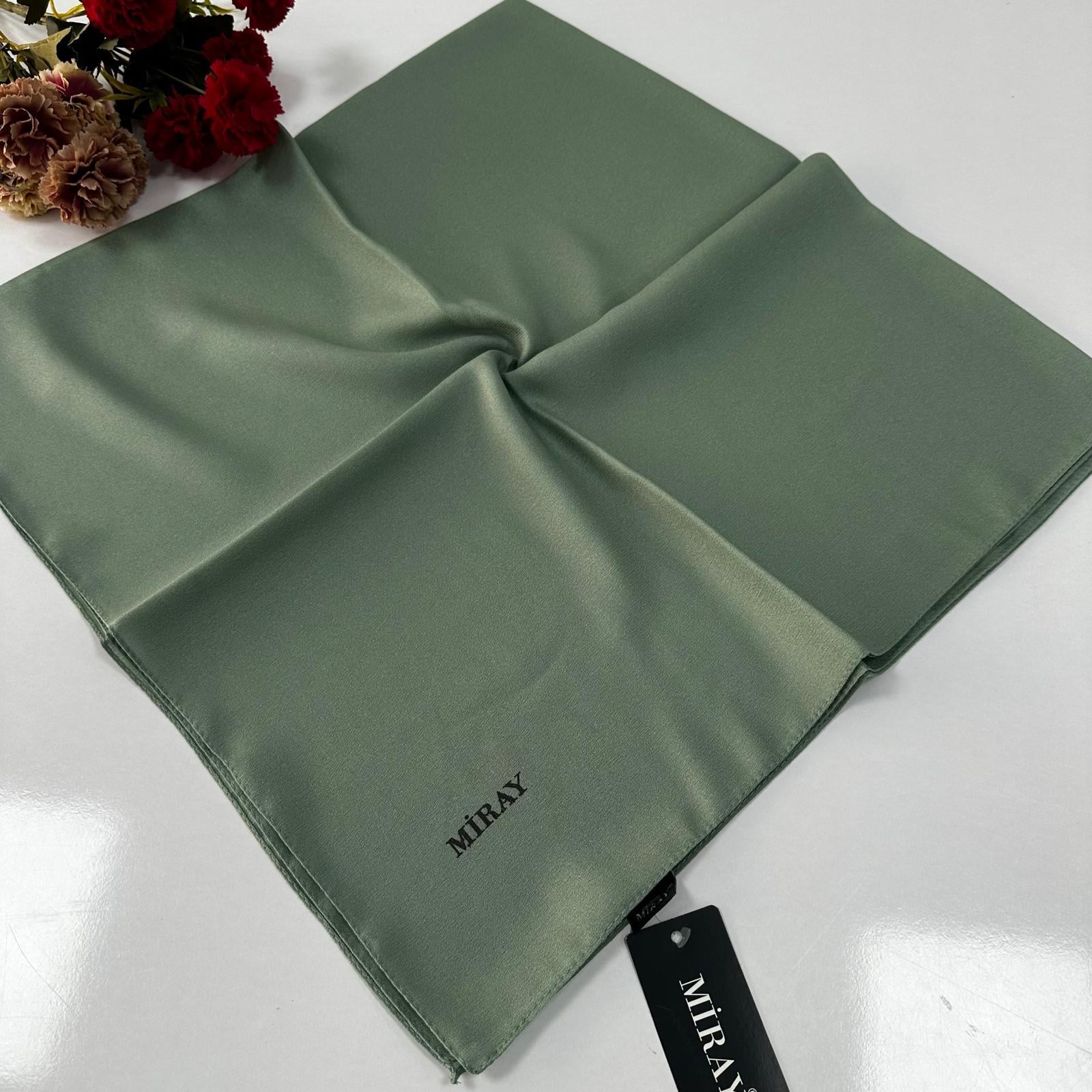Miray Düz Kristal Krep Eşarp Soft Mint LTA0610