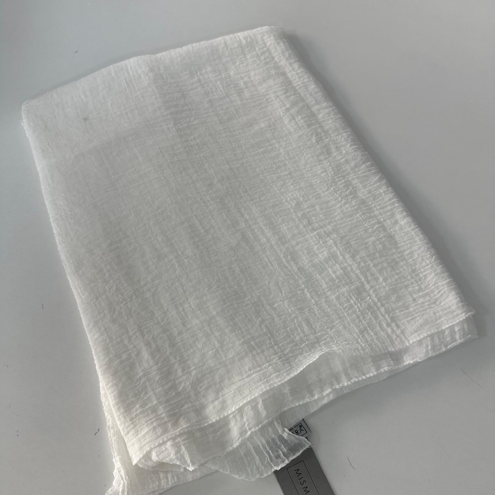 Mismara Müslin Şal Beyaz LBM0108