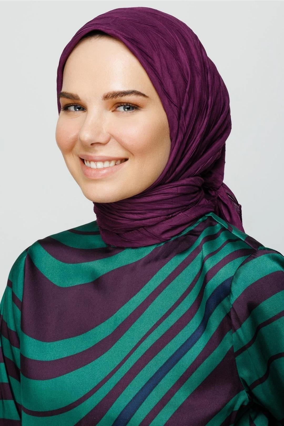 Pliseli Bambu Şal PBE0120