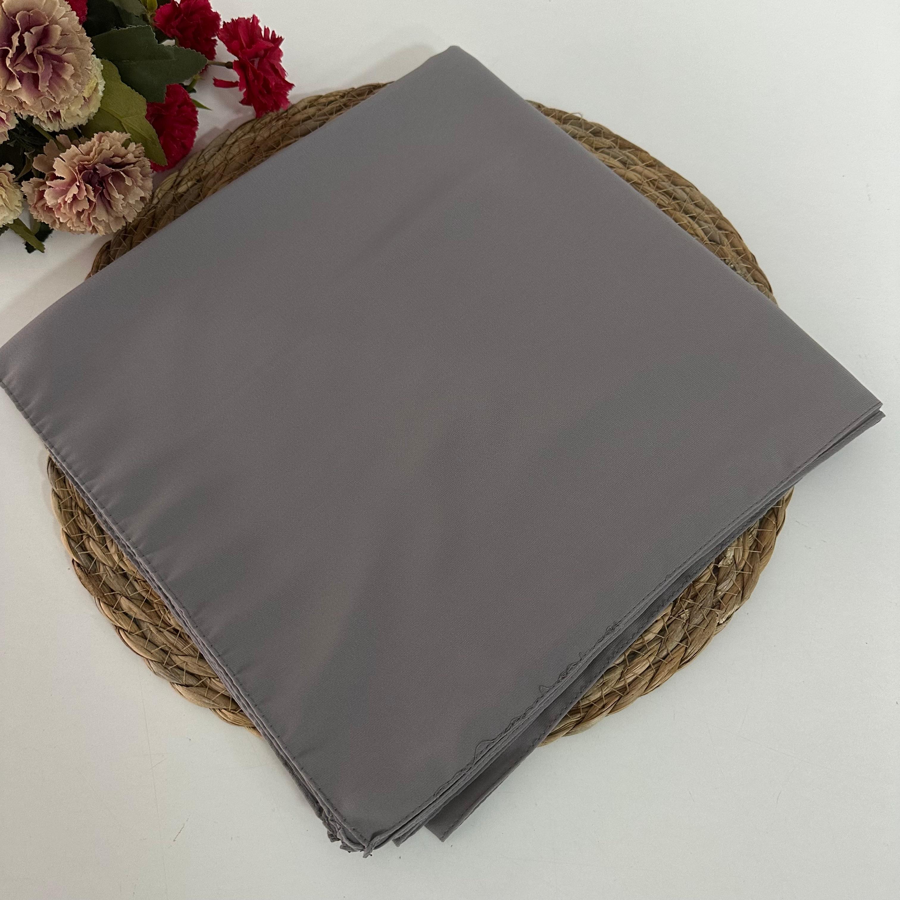 Polo Craft Koyu Gri Medine İpeği Eşarp MEB0203