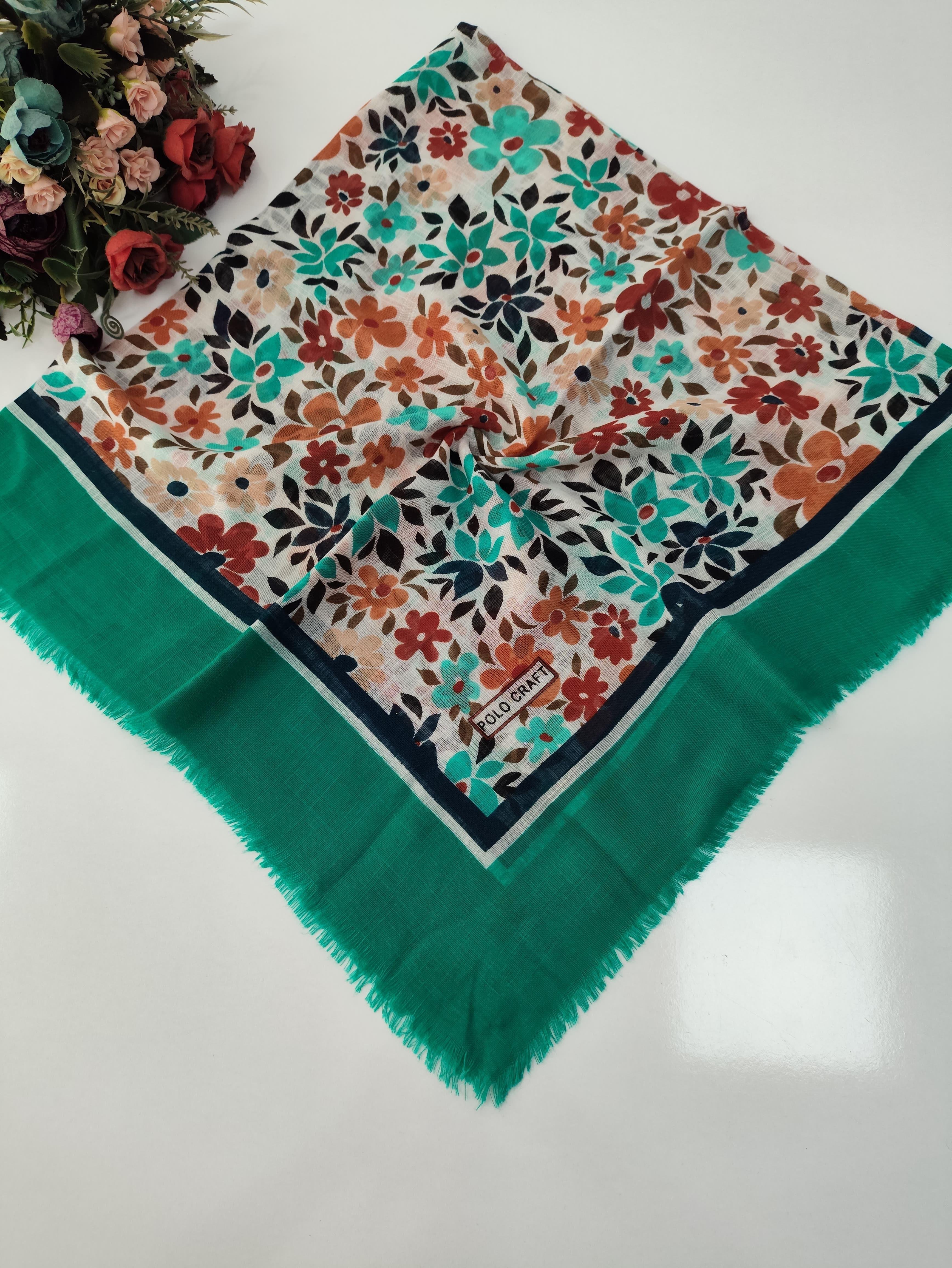 Polo Craft Pamuklu Flamlı Eşarp PFT0615