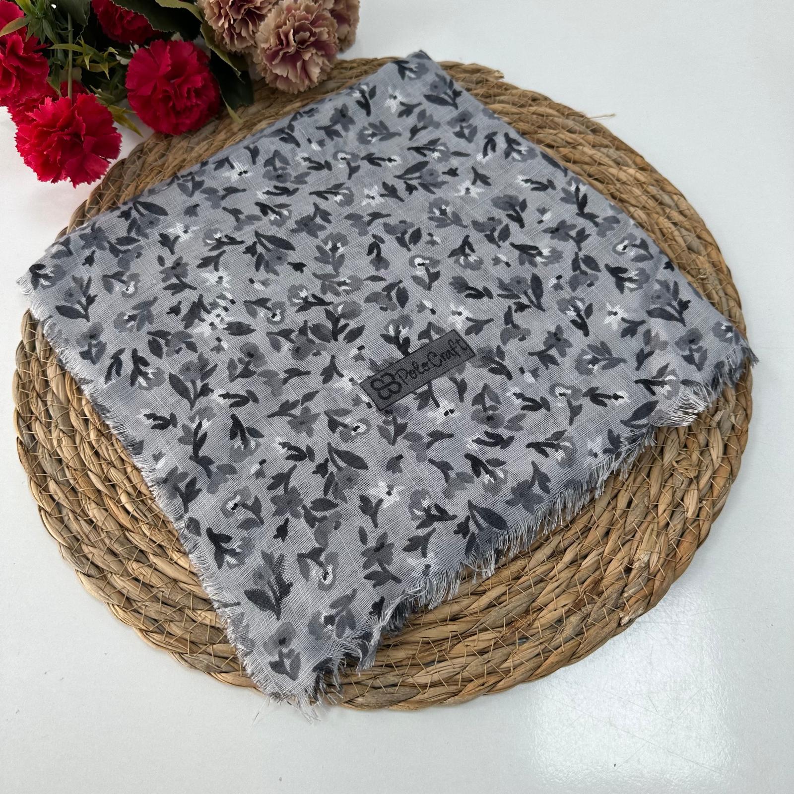 Polo Craft Pamuklu Flamlı Eşarp PFT3113