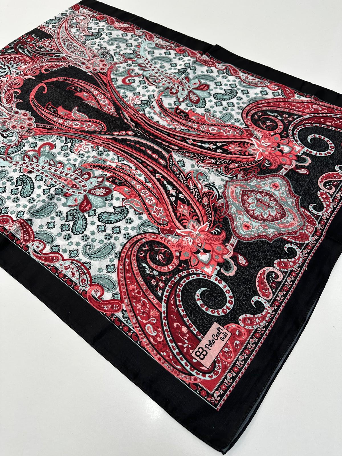 Polo Craft Soft Pamuklu Şal Etro Desen FZY0508