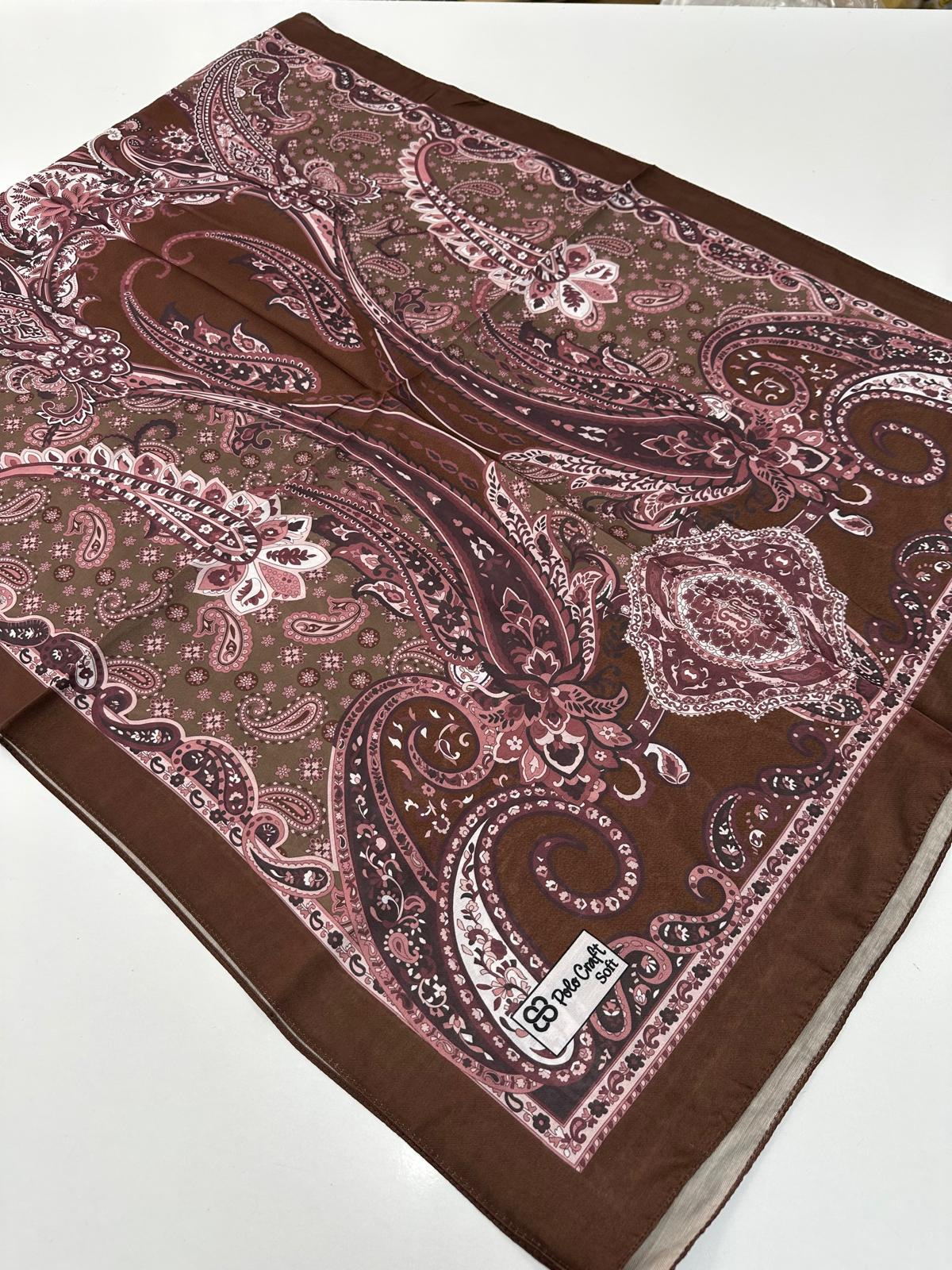 Polo Craft Soft Pamuklu Şal Etro Desen FZY0509