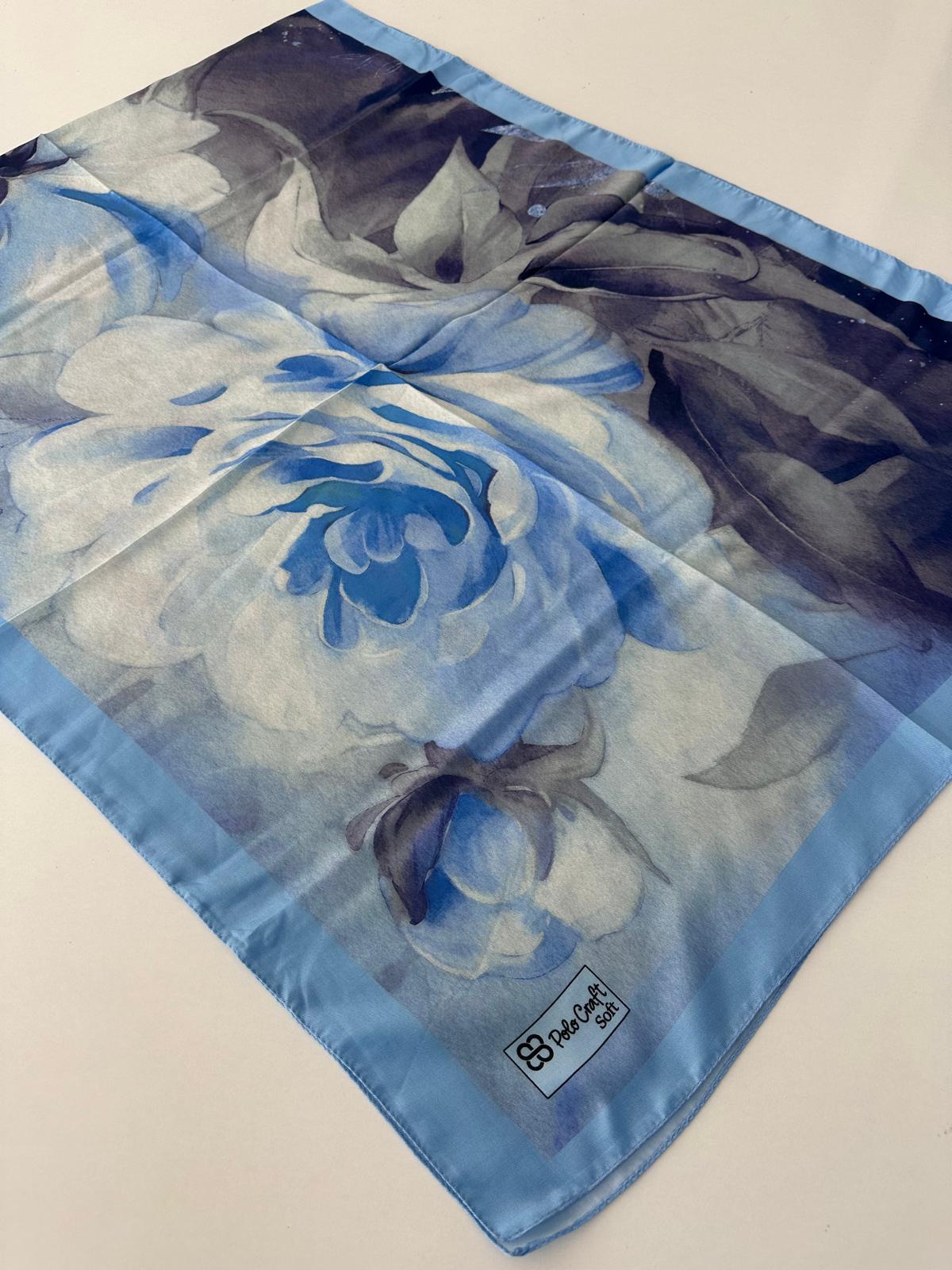 Polo Craft Soft Pamuklu Şal Mavi Serisi FZY0805