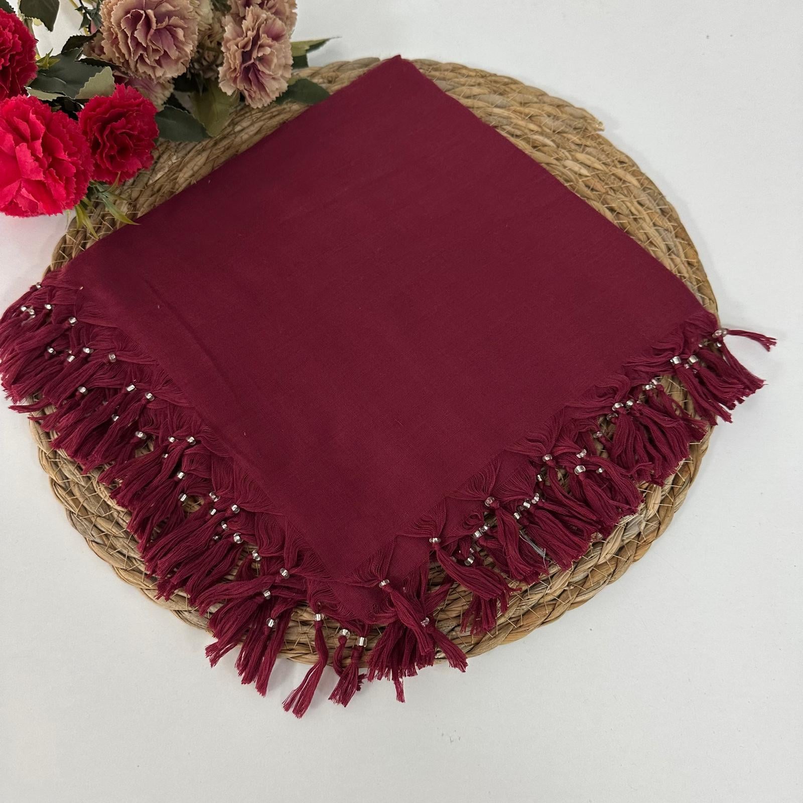 Polo Craft Sökme Boncuklu Eşarp SBC1003