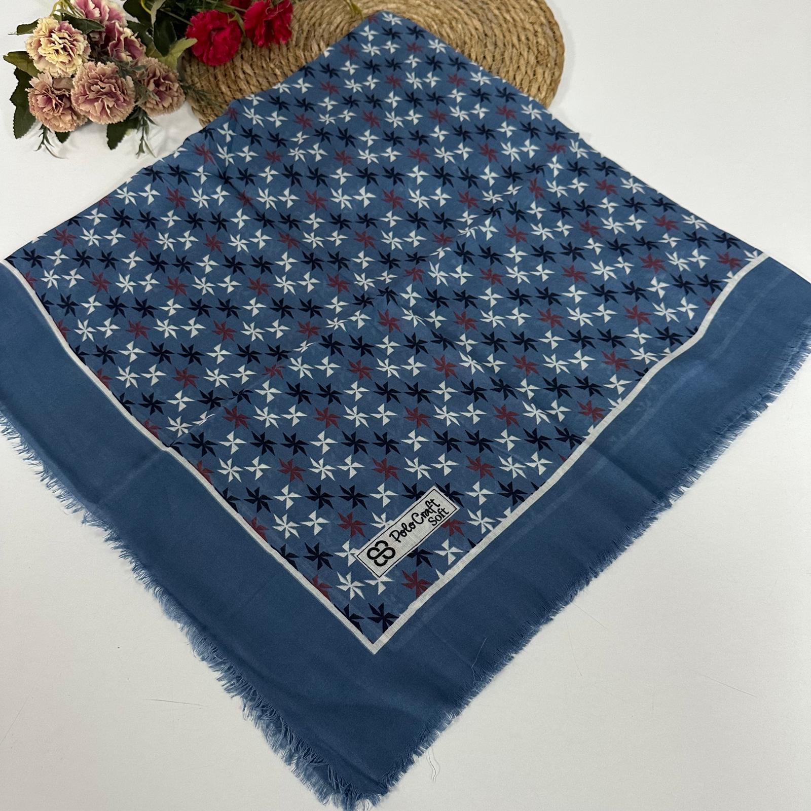 Polo Craft Yazlık Çekme Koton Eşarp Çiçekli PRC1206