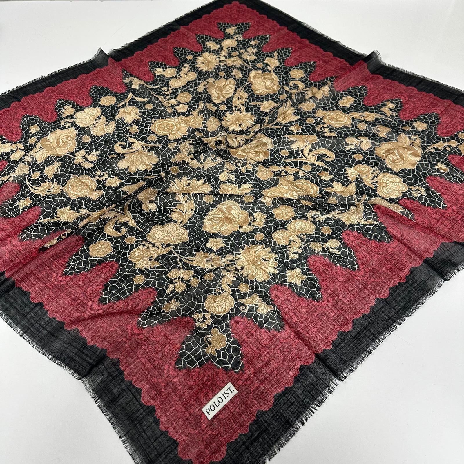 Polo İst. Pamuklu Flamlı Eşarp PFW3507