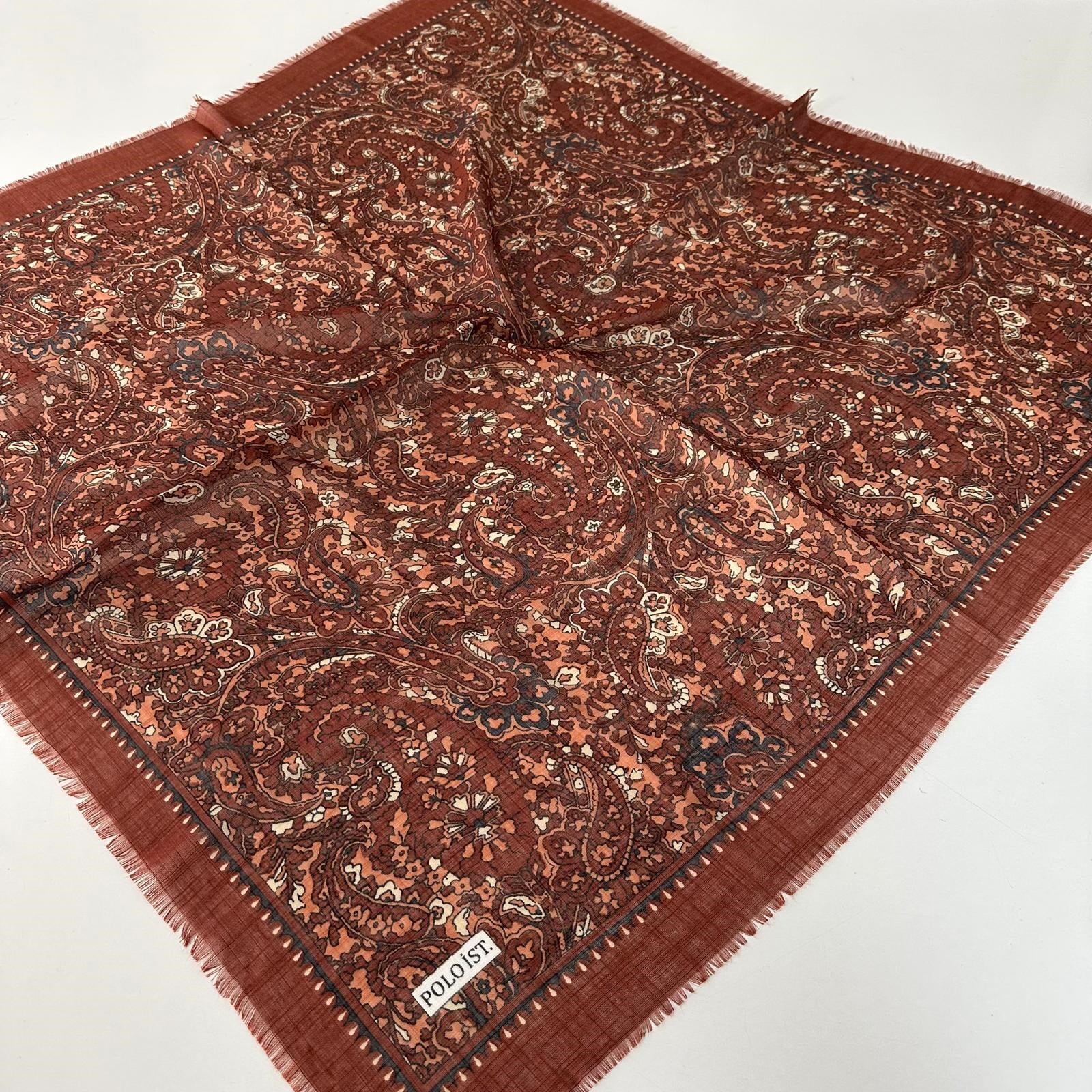 Polo İst. Pamuklu Flamlı Eşarp PFW4010