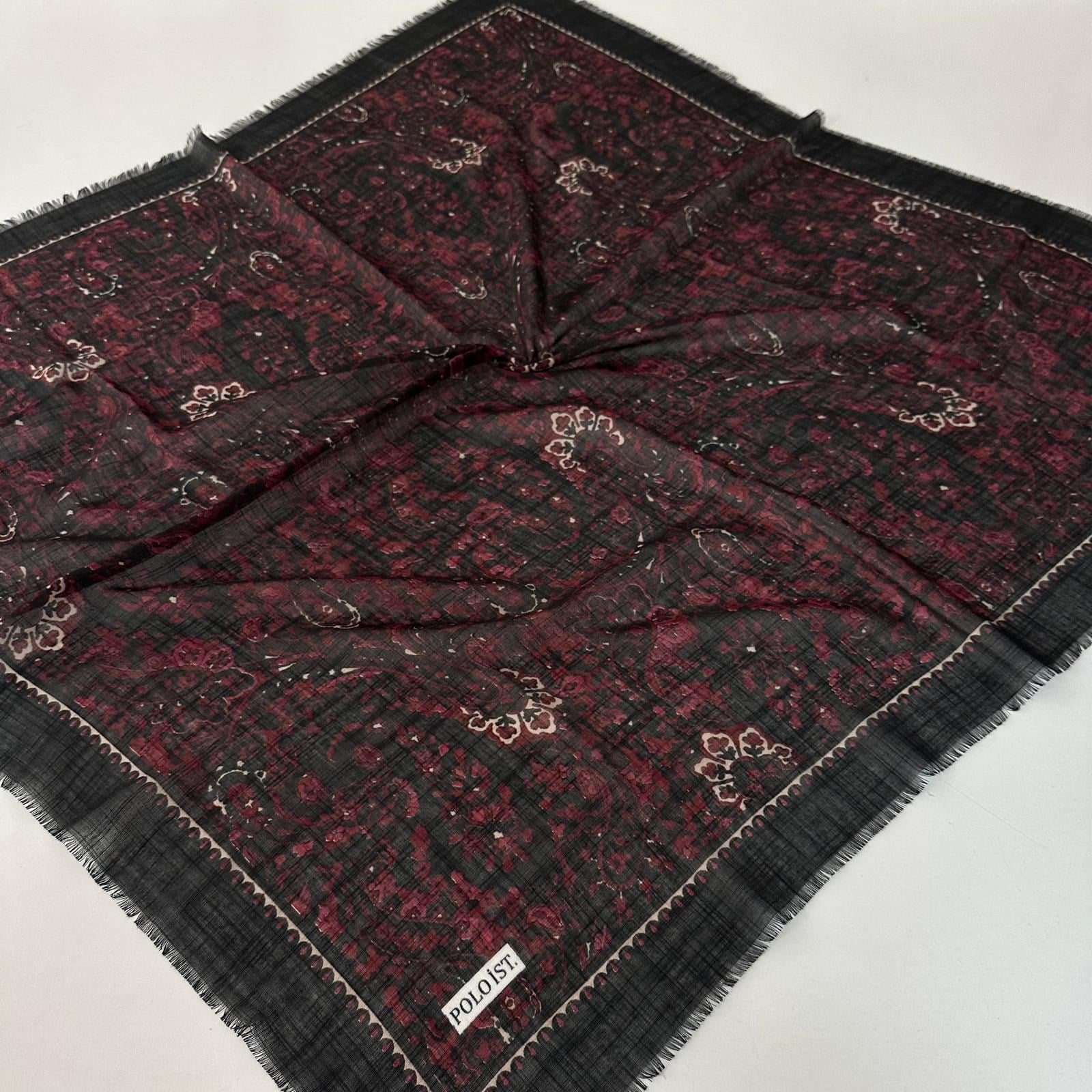 Polo İst. Pamuklu Flamlı Eşarp PFW4020