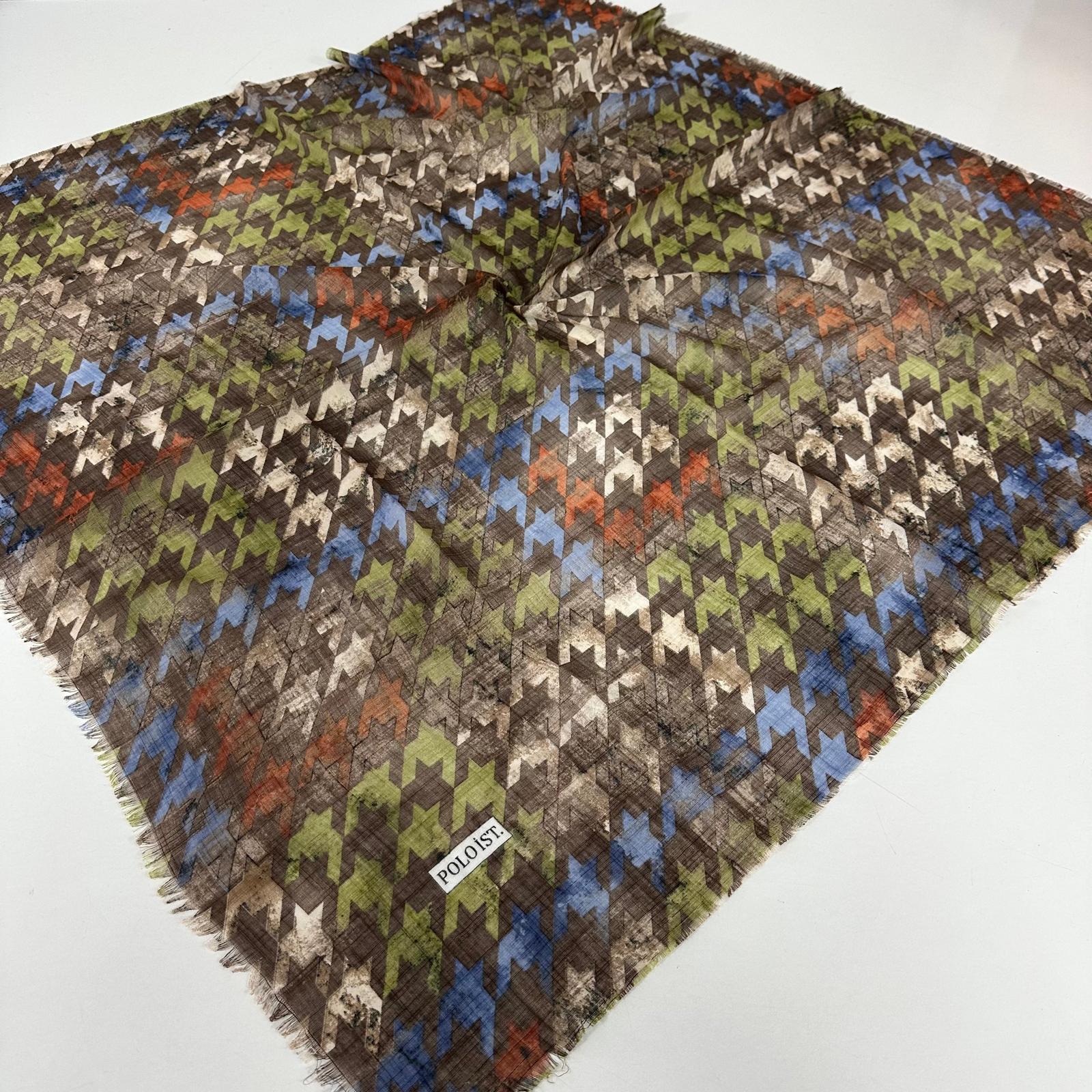 Polo İst. Pamuklu Flamlı Eşarp PFW3620