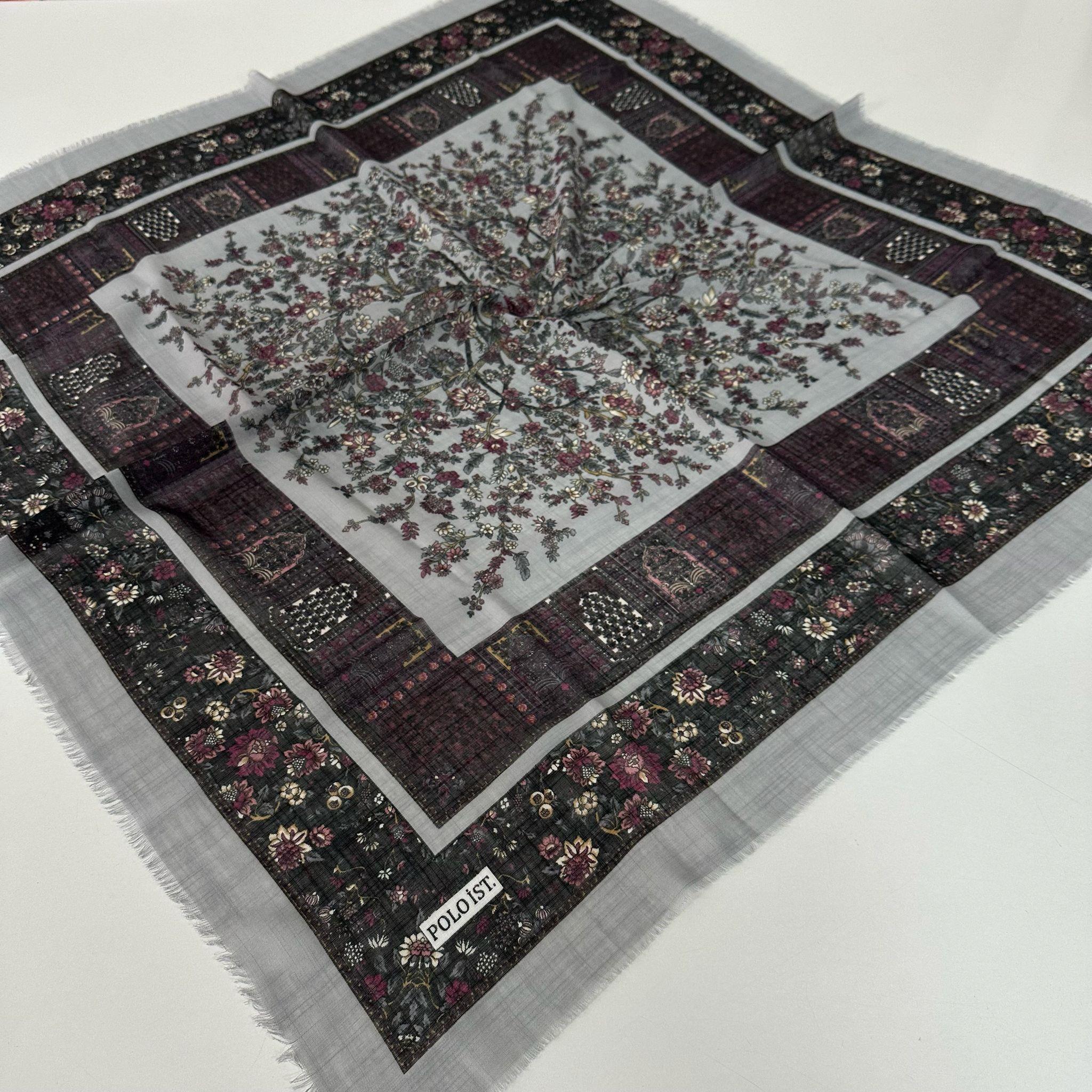 Polo İst. Pamuklu Flamlı Eşarp PFW3805