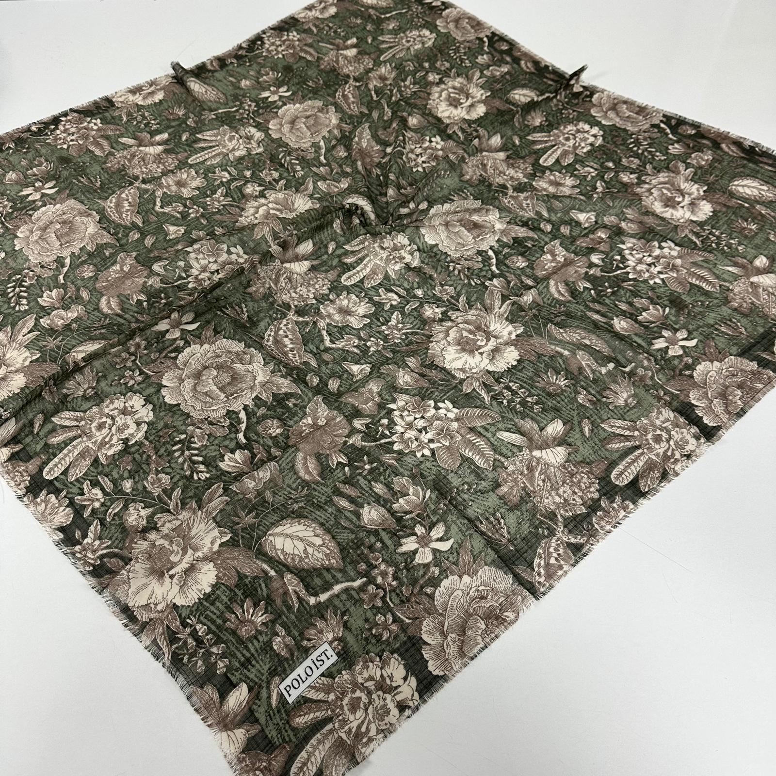 Polo İst. Pamuklu Flamlı Eşarp PFW3417