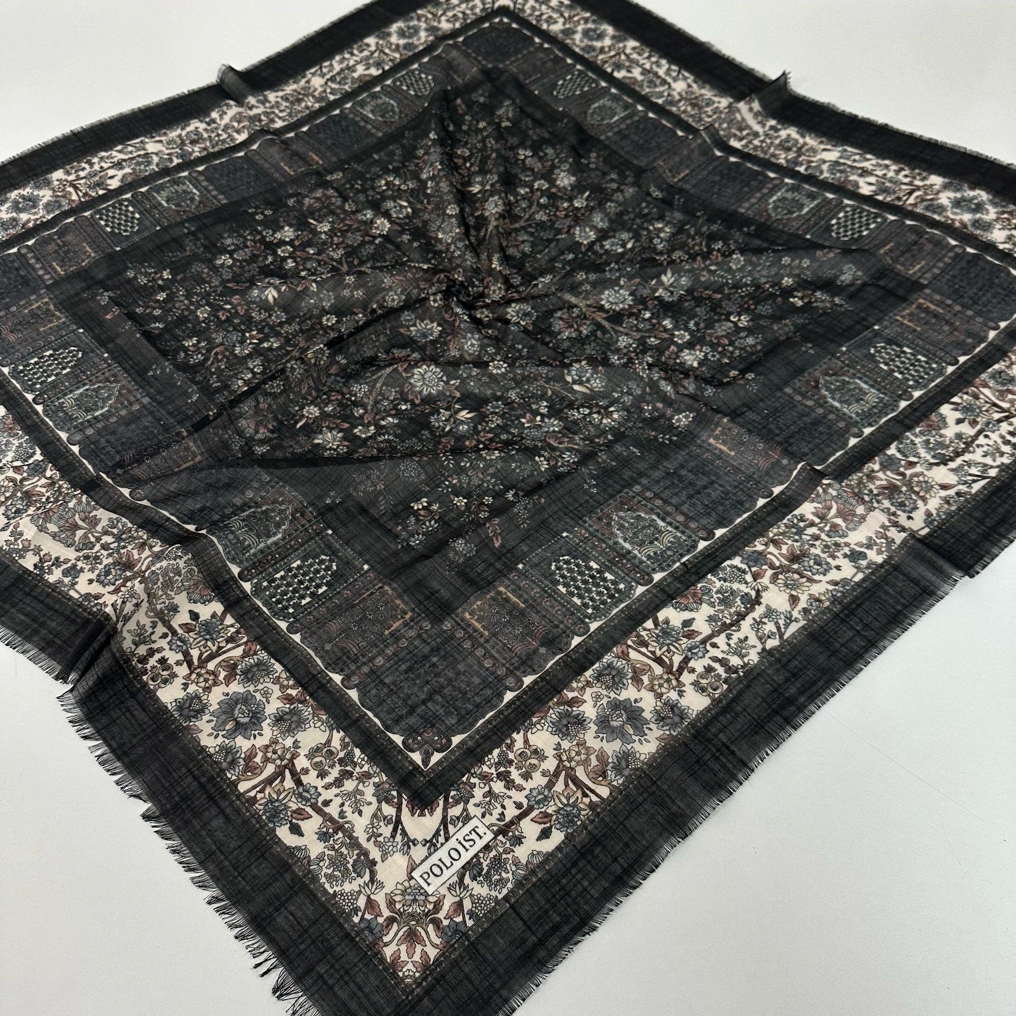 Polo İst. Pamuklu Flamlı Eşarp PFW3817
