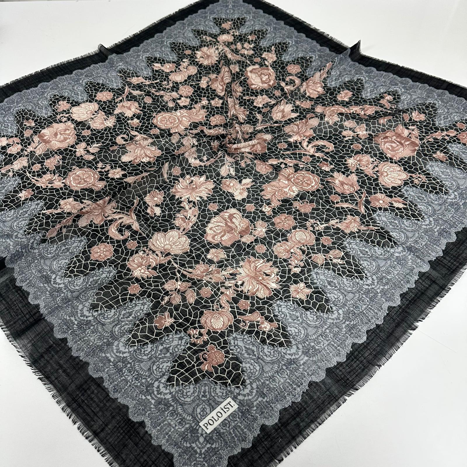 Polo İst. Pamuklu Flamlı Eşarp PFW3518