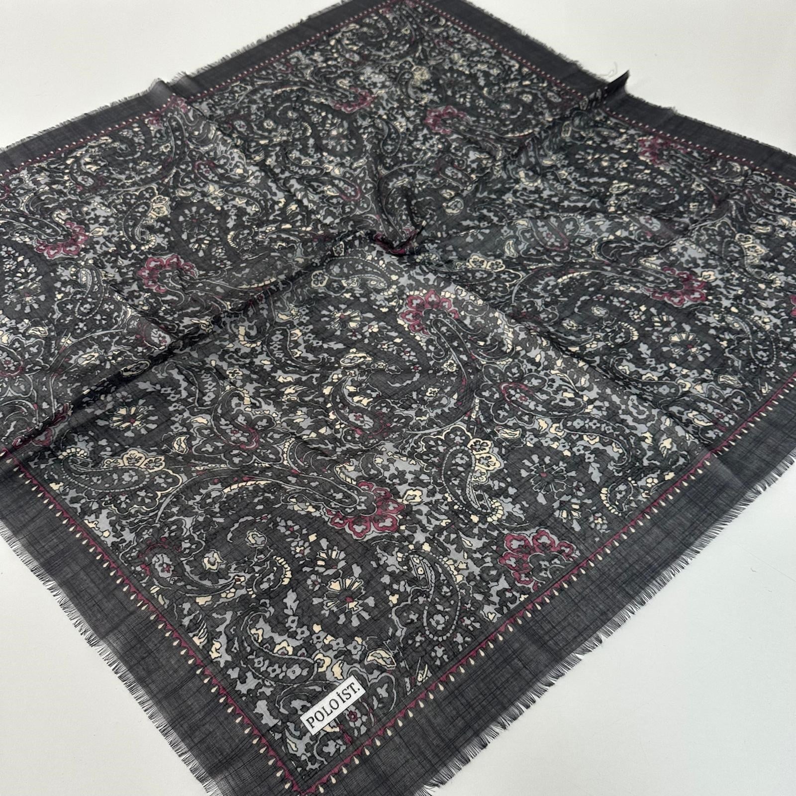 Polo İst. Pamuklu Flamlı Eşarp PFW4015
