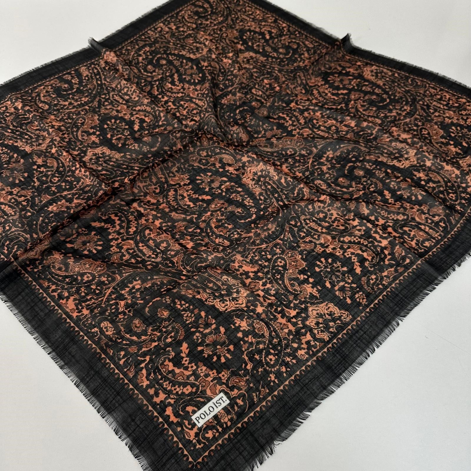 Polo İst. Pamuklu Flamlı Eşarp PFW4014