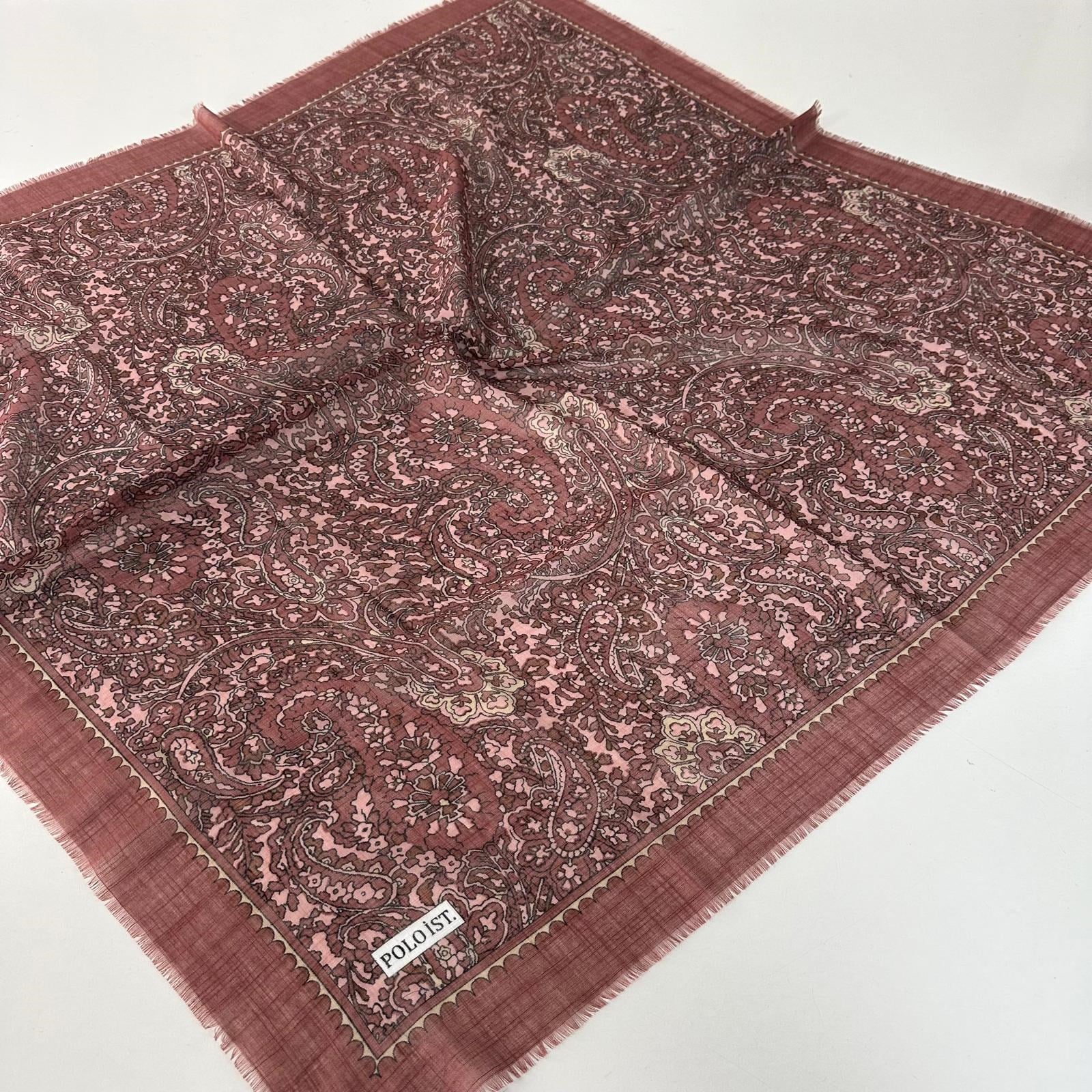 Polo İst. Pamuklu Flamlı Eşarp PFW4009