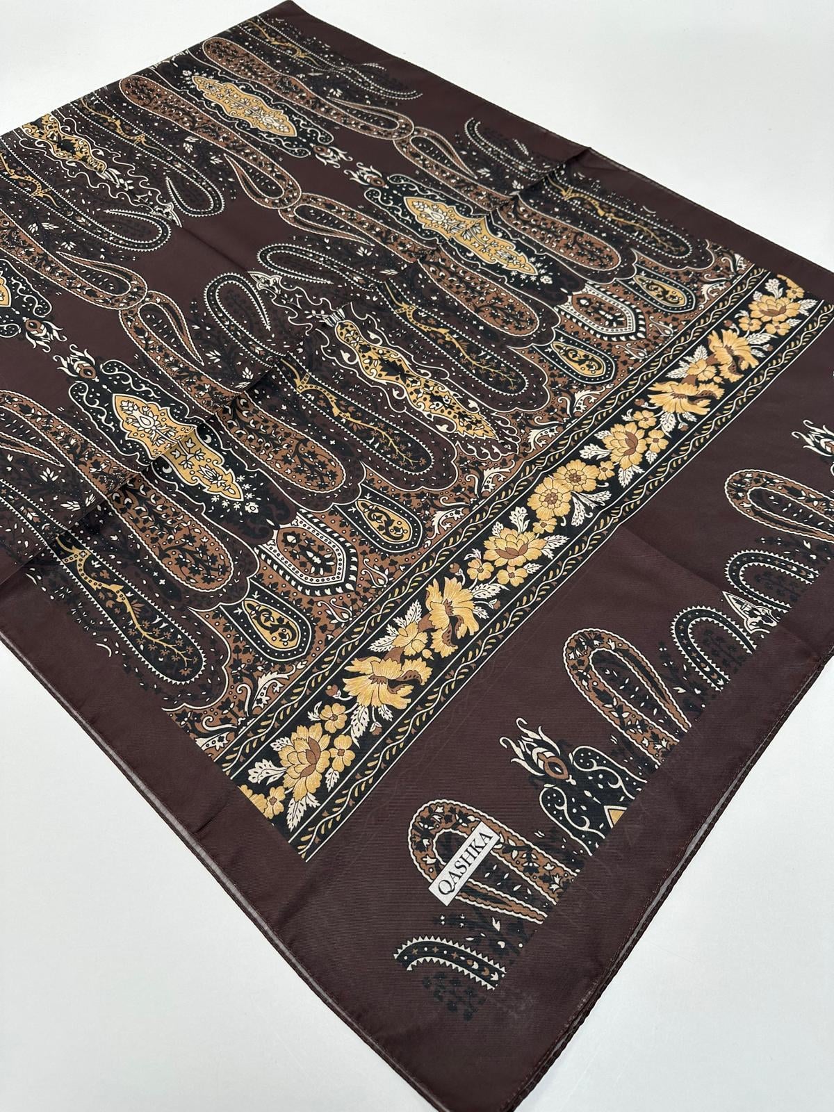 QASHKA Soft Pamuklu Şal Etro Desen LBD0624