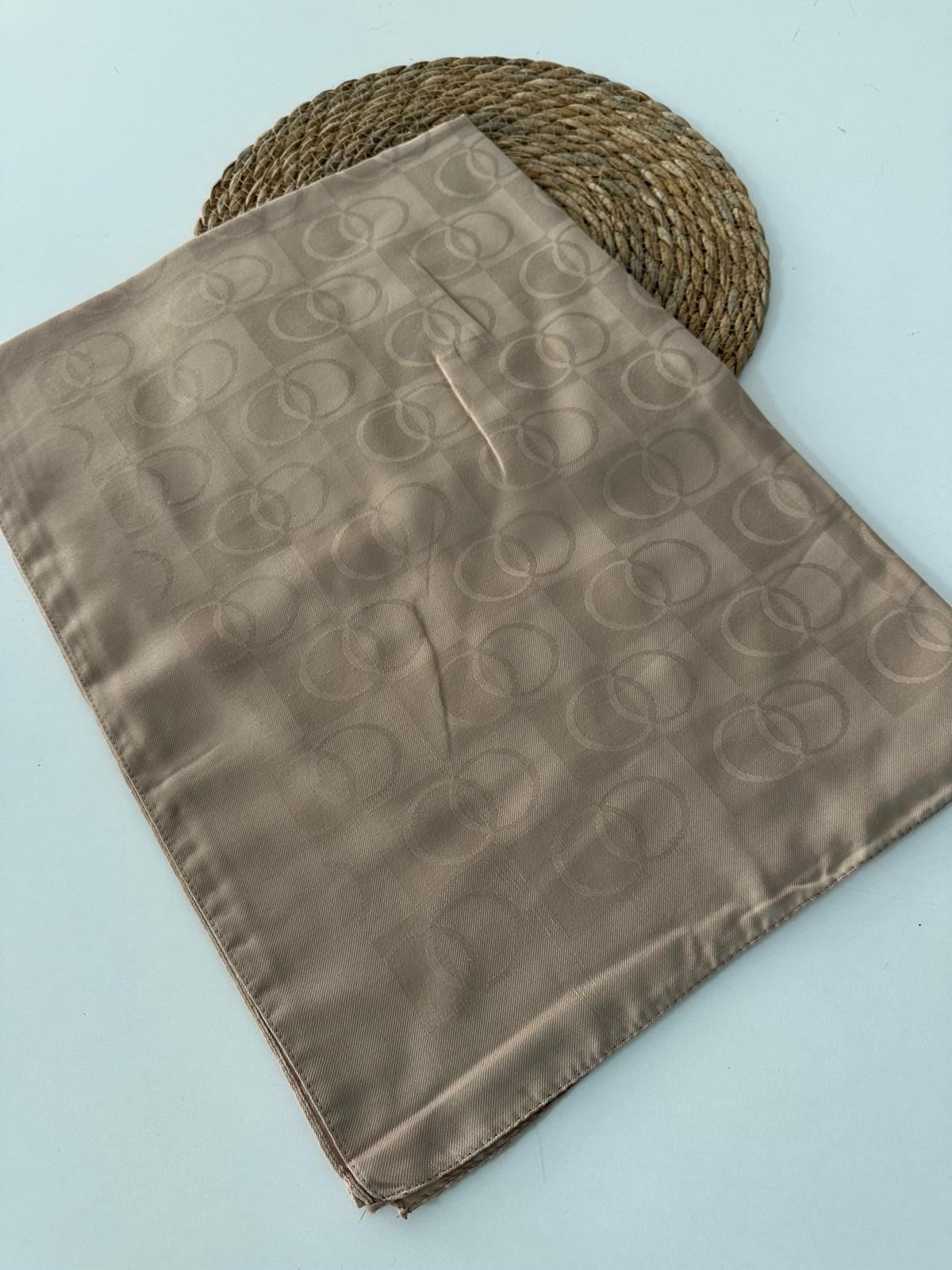 QASHKA Soft Pamuklu Şal Halka Desen LBD3513