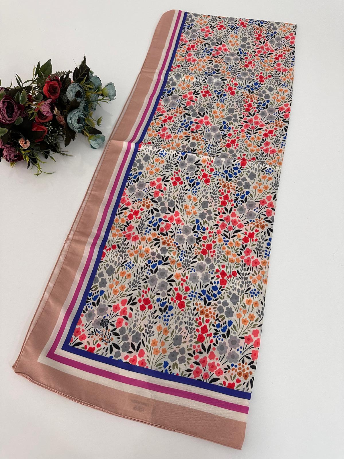 Quare Soft Pamuklu Desenli Şal LDSQ1410
