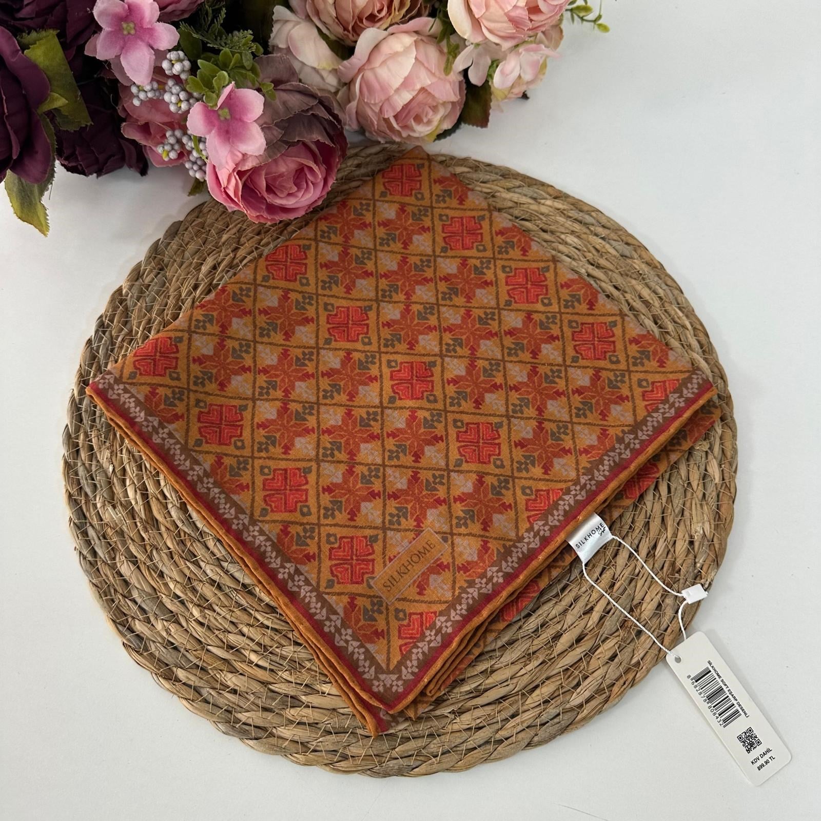 Silk Home Soft Pamuklu Eşarp LDFS9106