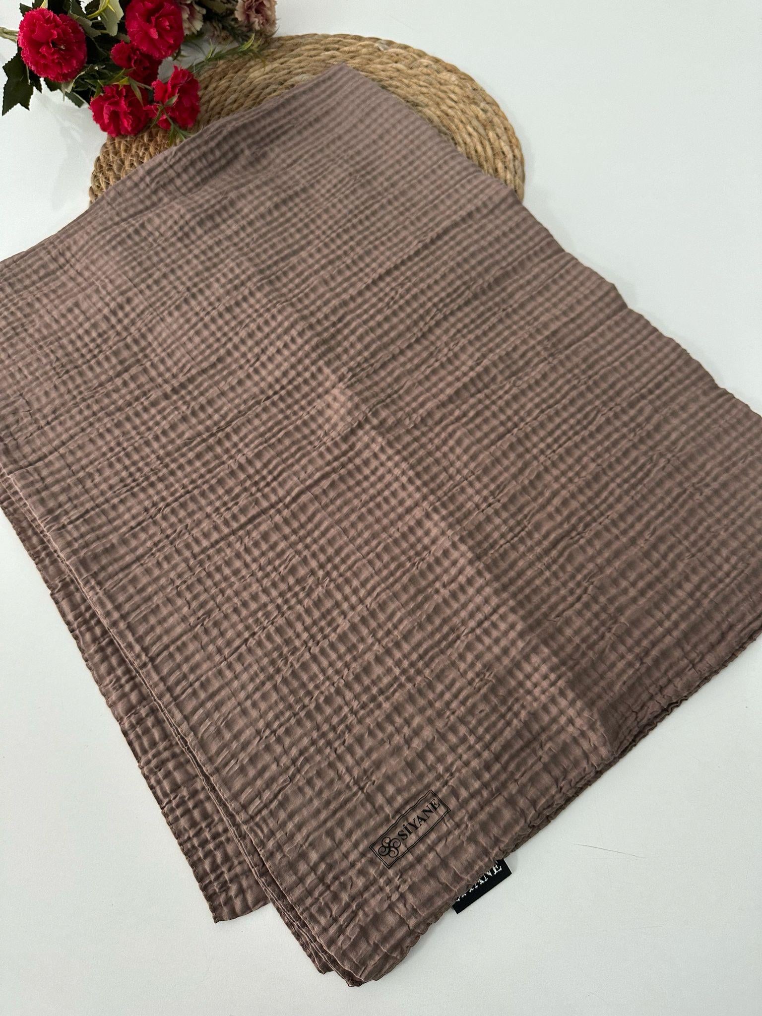 Siyane Müslin Şal Mocha LBM0209