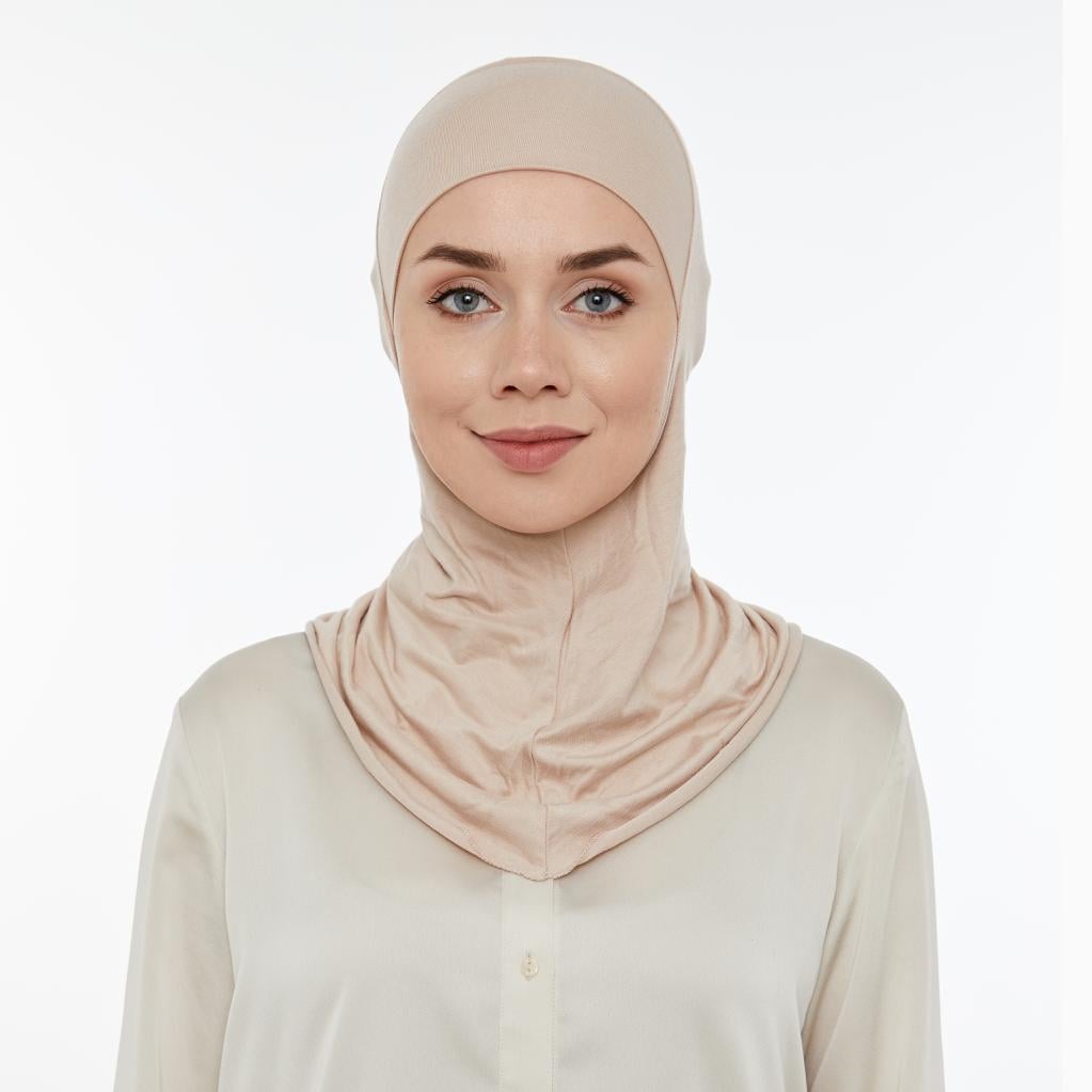 Tesettür Bone Açık Taş Rengi BN0517