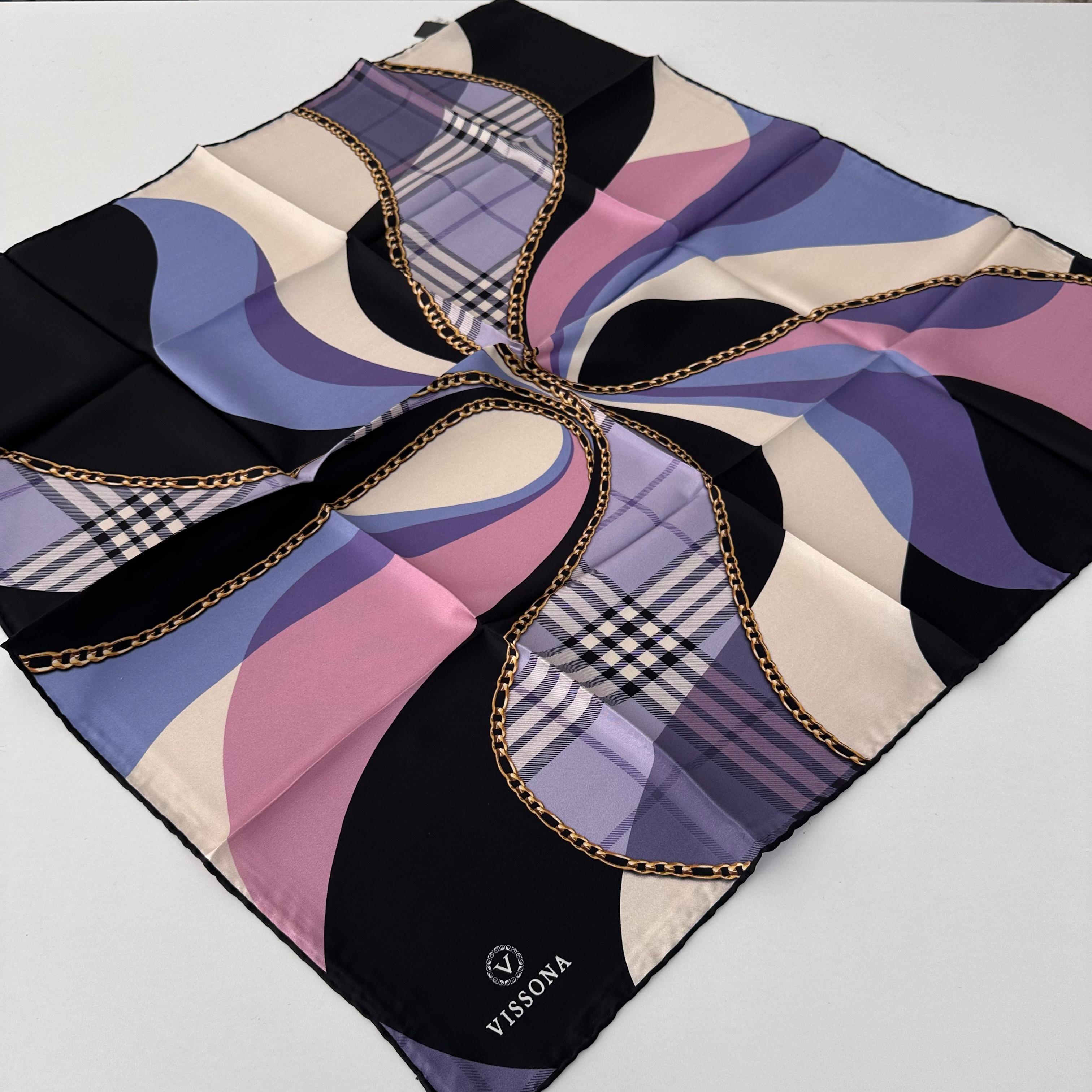Vissona Twill İpek Eşarp IPK0509