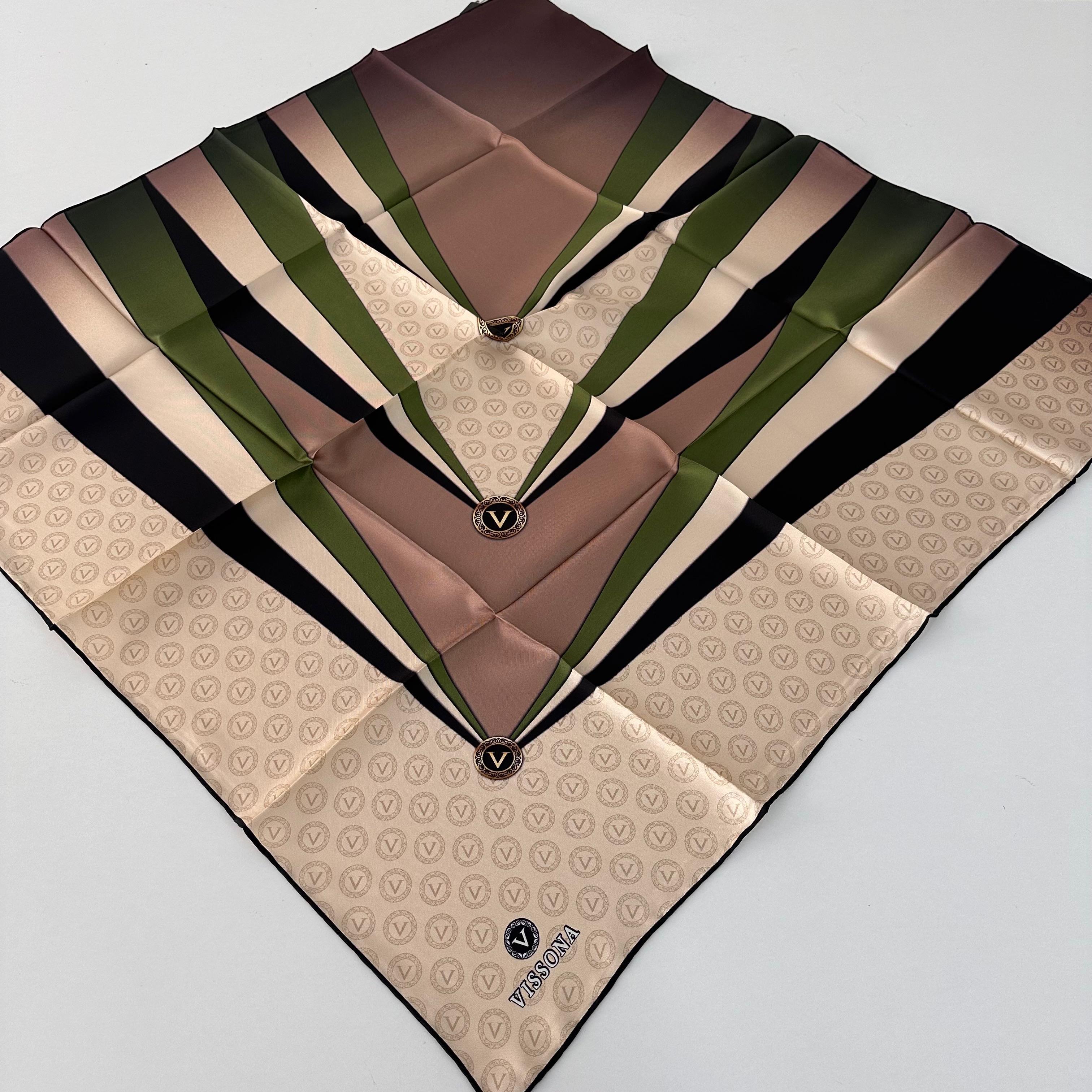 Vissona Twill İpek Eşarp IPK3103