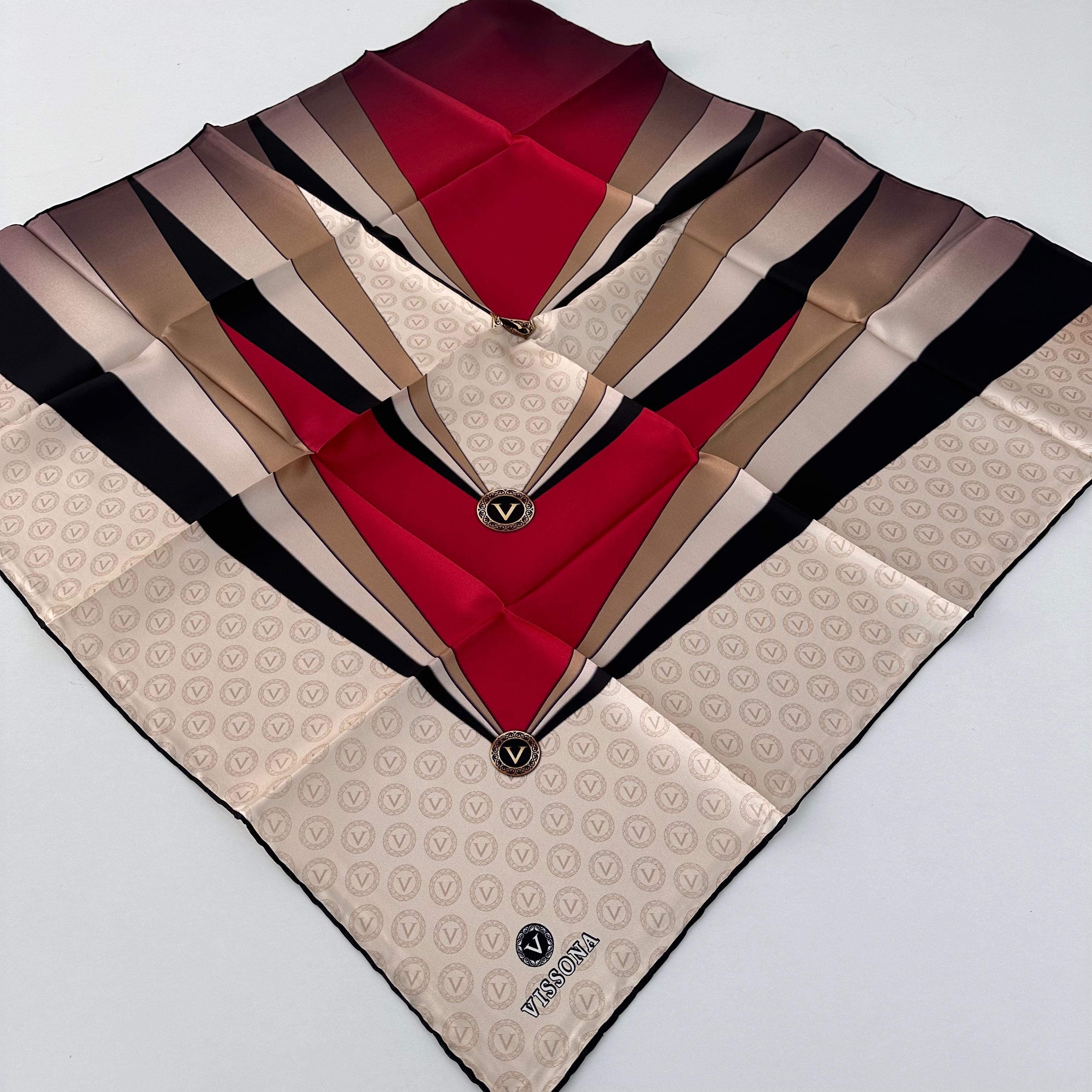 Vissona Twill İpek Eşarp IPK3107